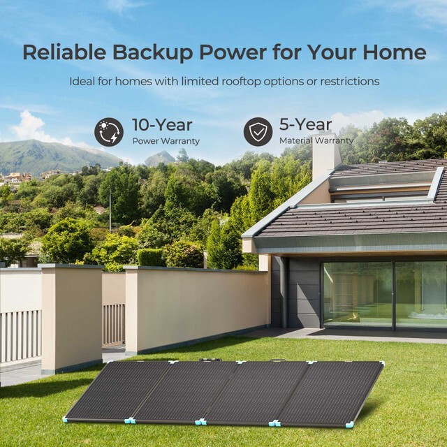 Renogy Portable Solar Panels 220W Foldable IP67 Waterproof For RVs Camping