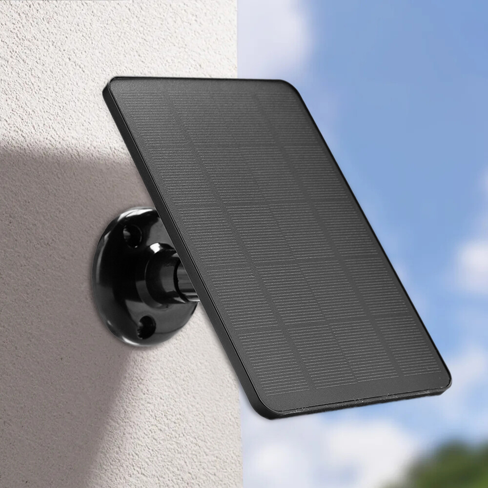 Universal Solar Panel for Ring Stick Up Spotlight Camera Battery With10ft Cable