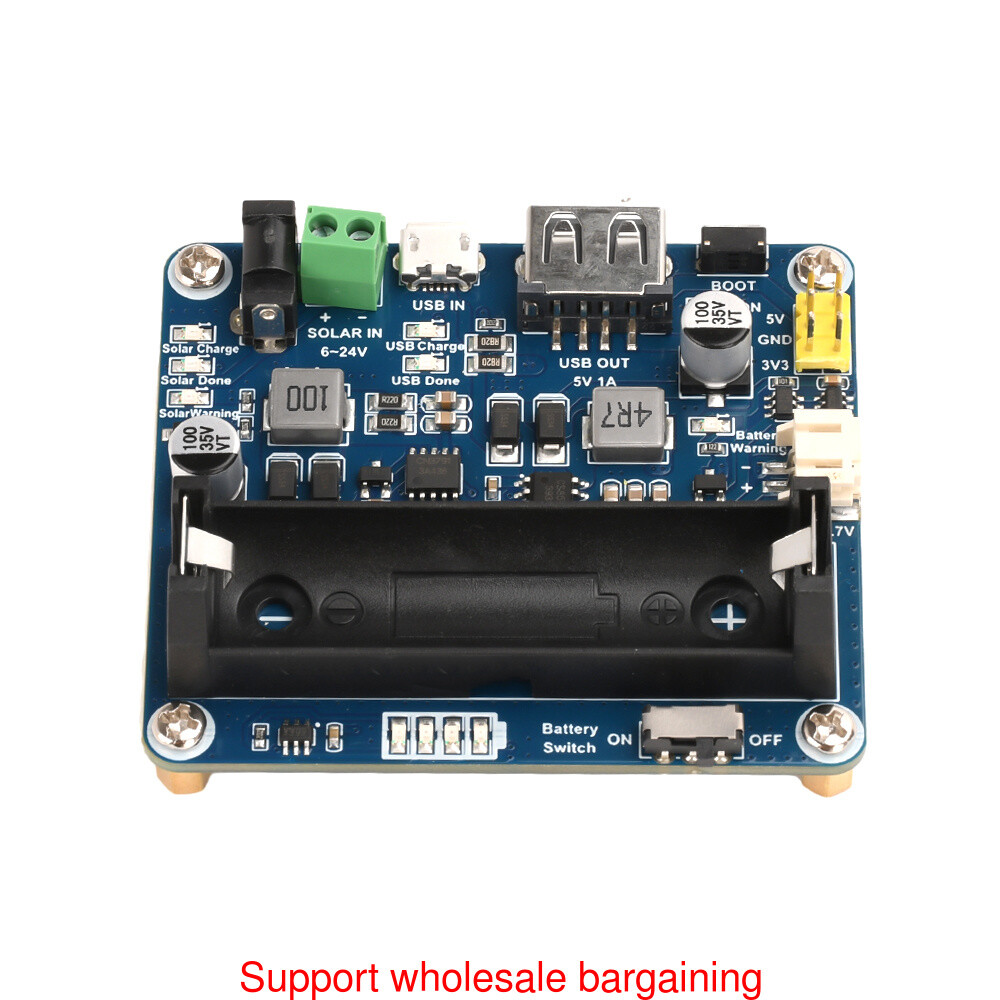 Power Manager Module for 6V~24V Solar Panel Support MPPT USB Battery Charging