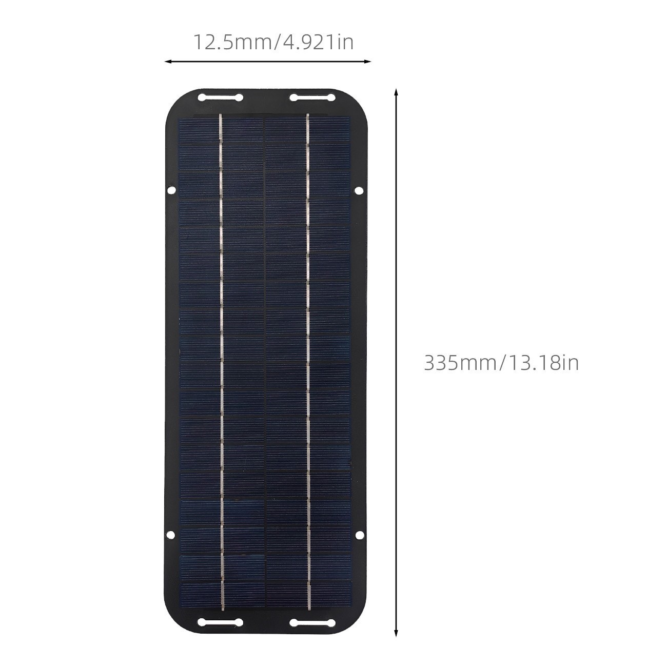 30W Solar Panel 12V Trickle Charger Battery Charger Kit Maintainer Boat Car RV
