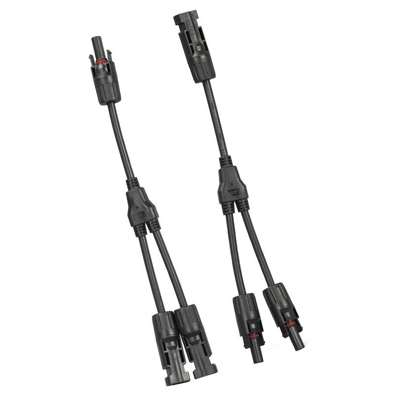 MC4 Compatible Solar Panel Y Branch Connector – 1 Pair Waterproof 30A 1000V