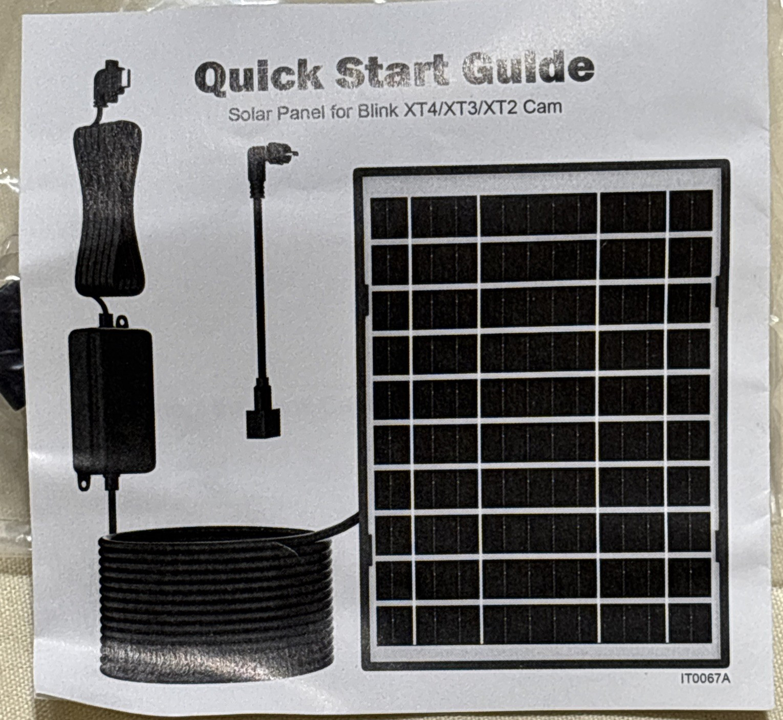 7W Solar Panel for Blink Outdoor Cameras, 3-Pack with 11.8Ft Cable & Mount