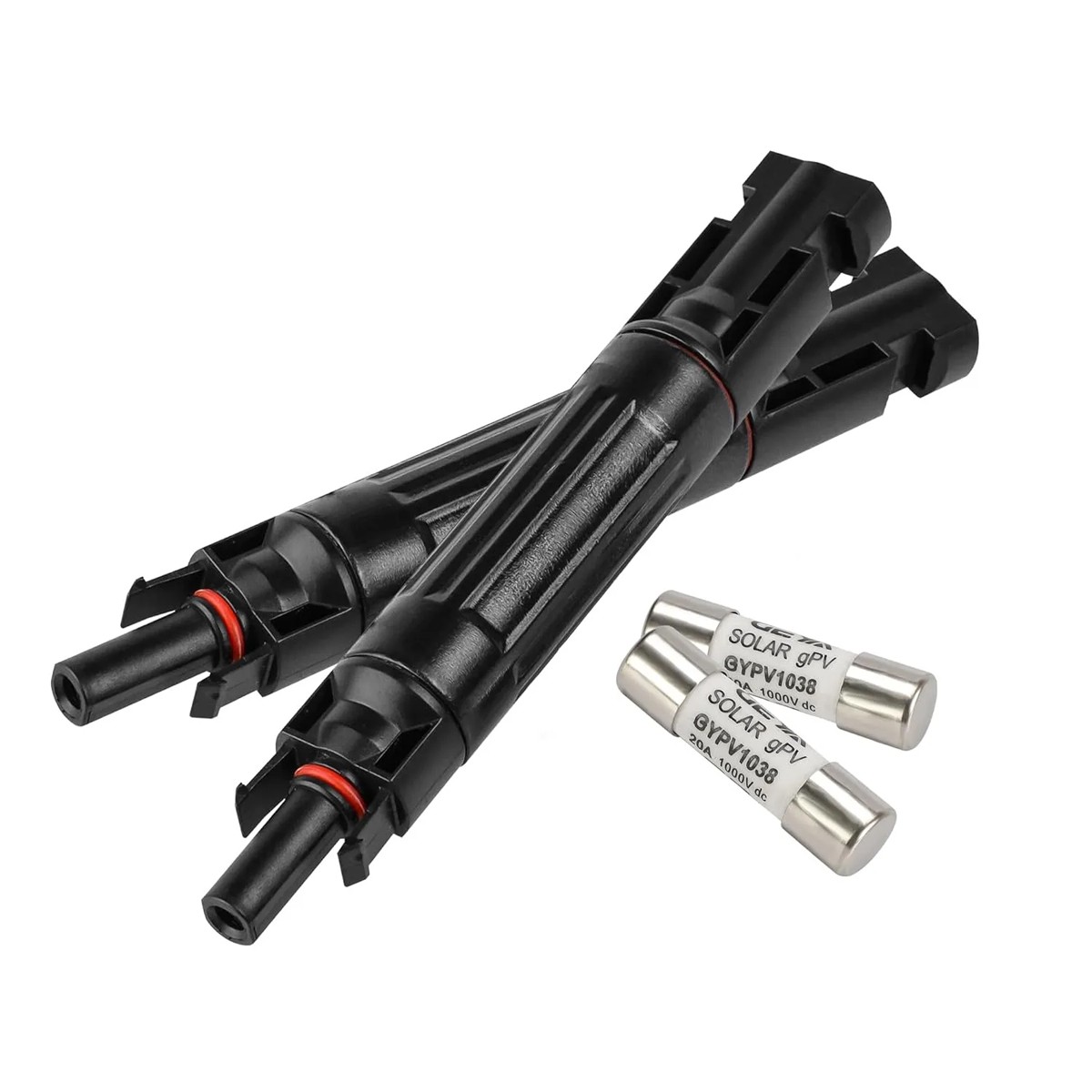 GEYA Connectors M/F for Solar Cables IP67 Inline Fuse Holder 10/15/20/30A 1000V
