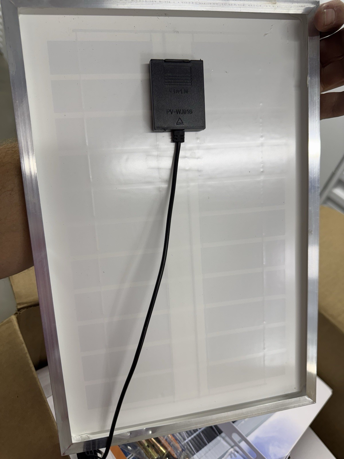 Solar Power Bank for Security Camera, 6V 1A IP66 Waterproof Panel Charger