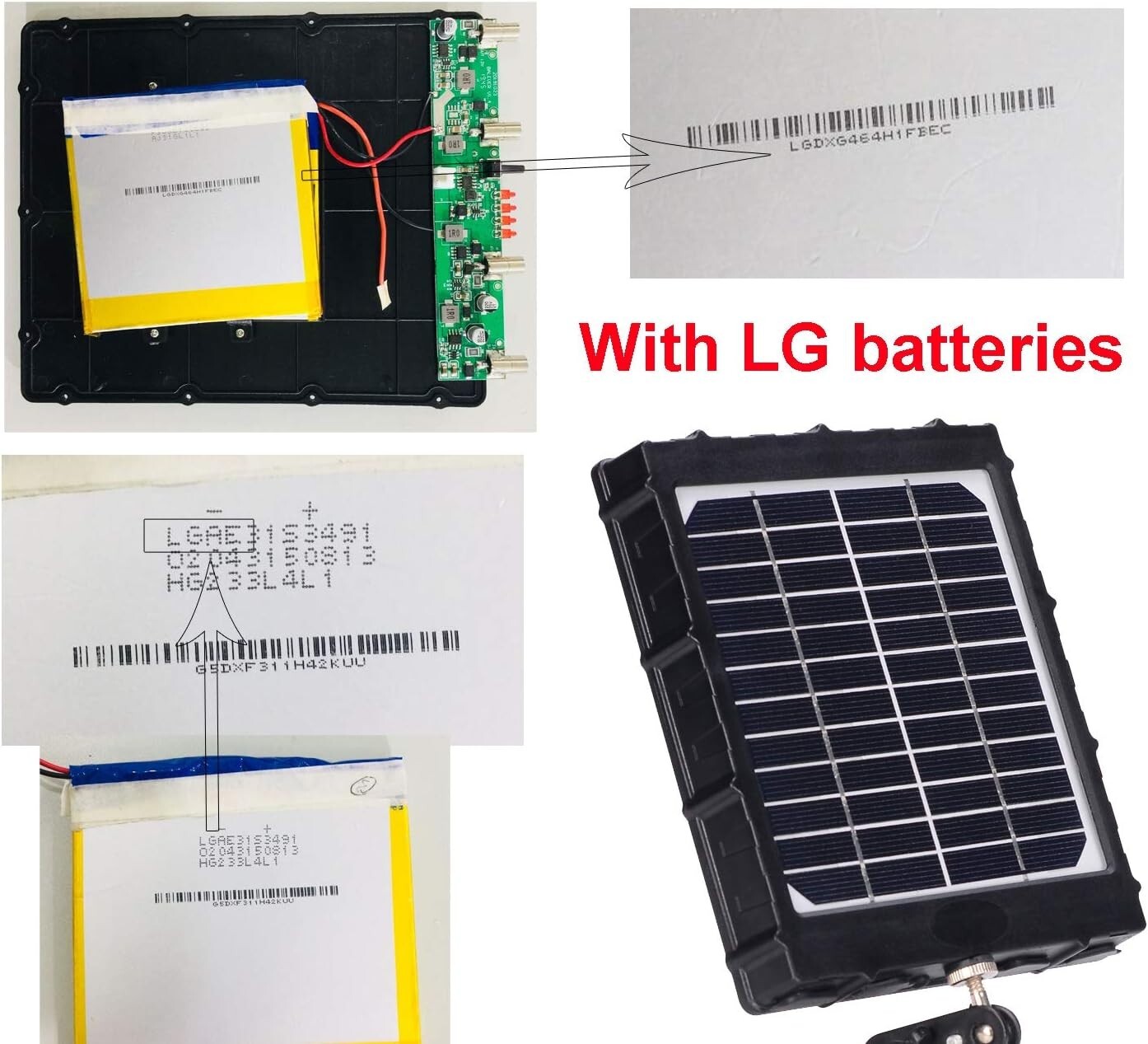 Trail Camera Solar Power Panel 8000mAh 3W Supporting 12V 9V 6V for All