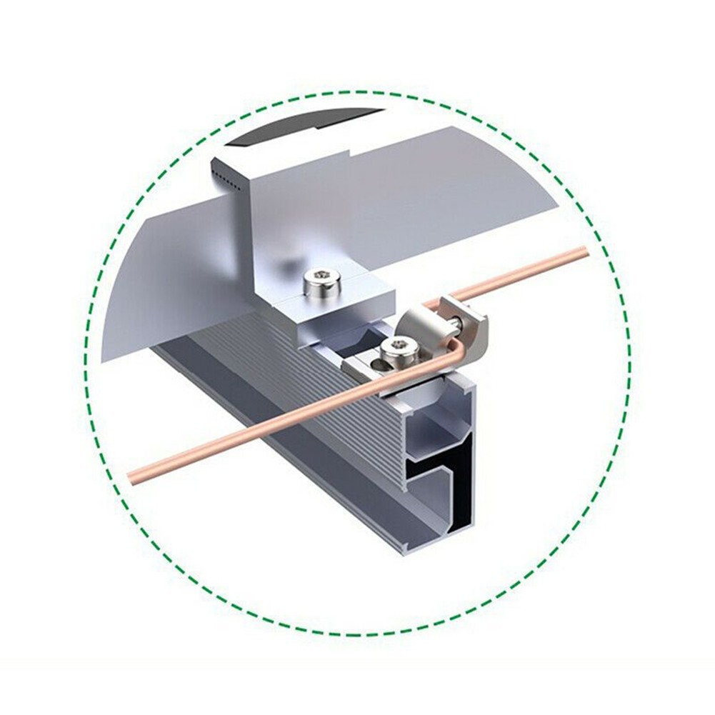 Solar Panel Mounting Bracket Clamps Ground Lugs Fasteners Photovoltaic Support
