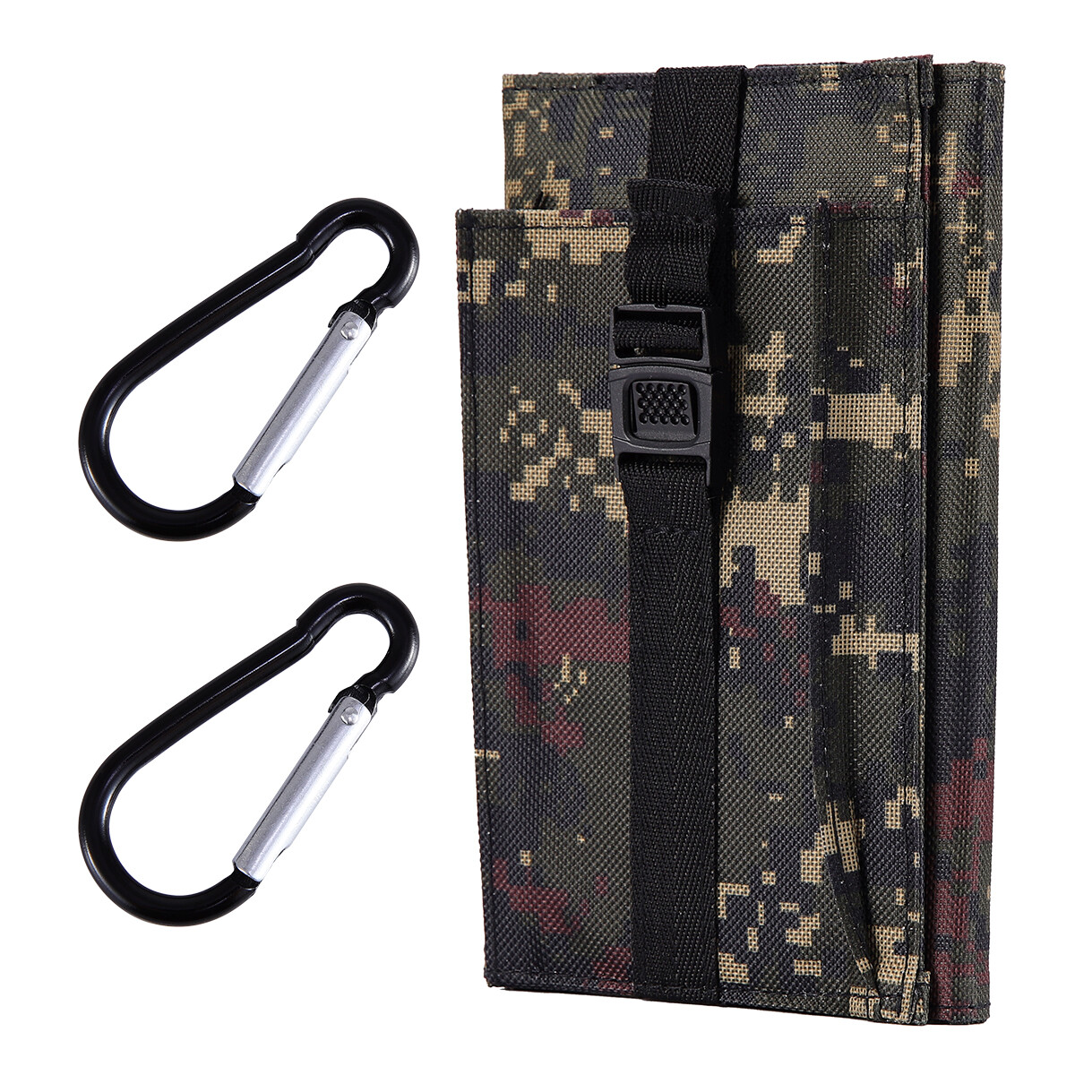 Portable USB Solar Panel Folding Power Bank Outdoor Camping Hiking Phone Charger