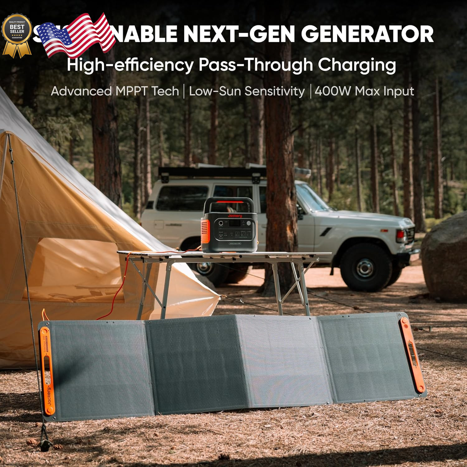 Jackery Explorer Solar Genertor Portable Power Station,1070Wh FREE SHIPPING