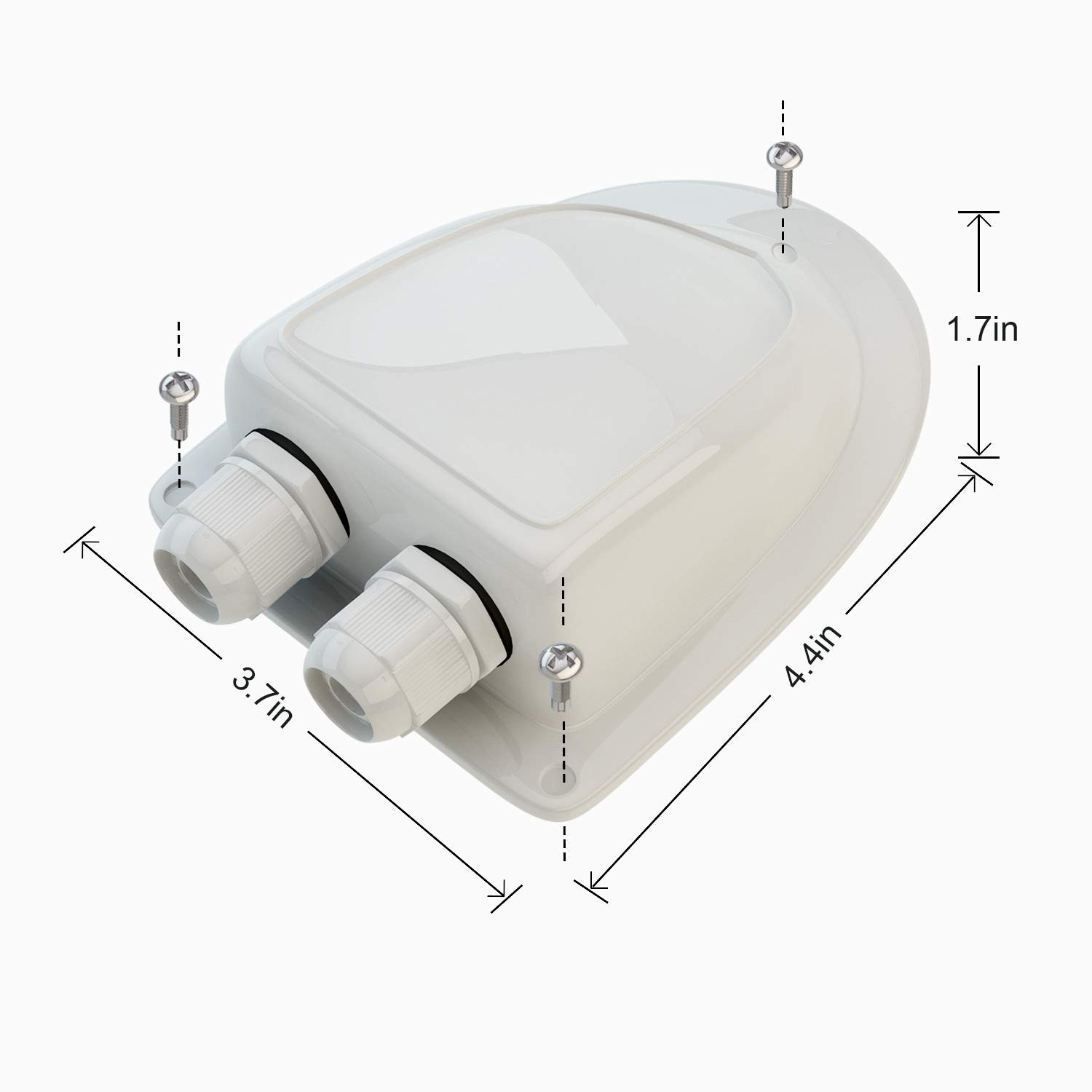 Solar Double Cable Entry Gland – ABS Waterproof for 2mm² to 6mm² Cables – RV, Bo