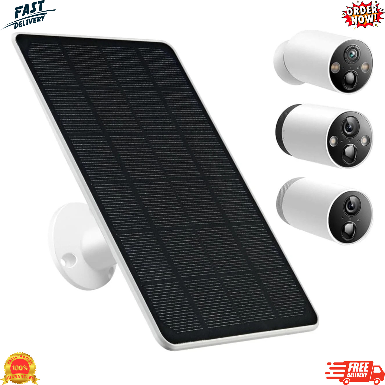 Solar Panel for Tapo Outdoor Security Camera, 5W Solar Charger Compatible with T