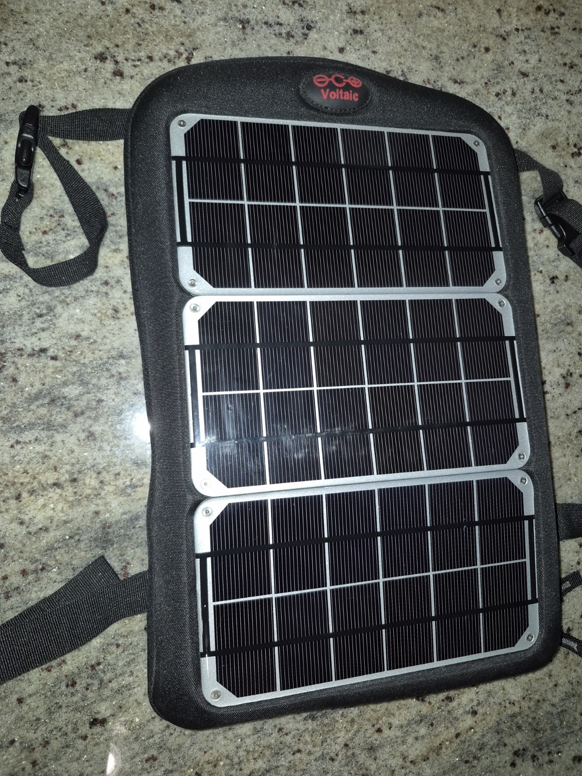 Voltaic Portable Solar Panel Charger 6V / 18V Backpack Mount Outdoor Power Panel