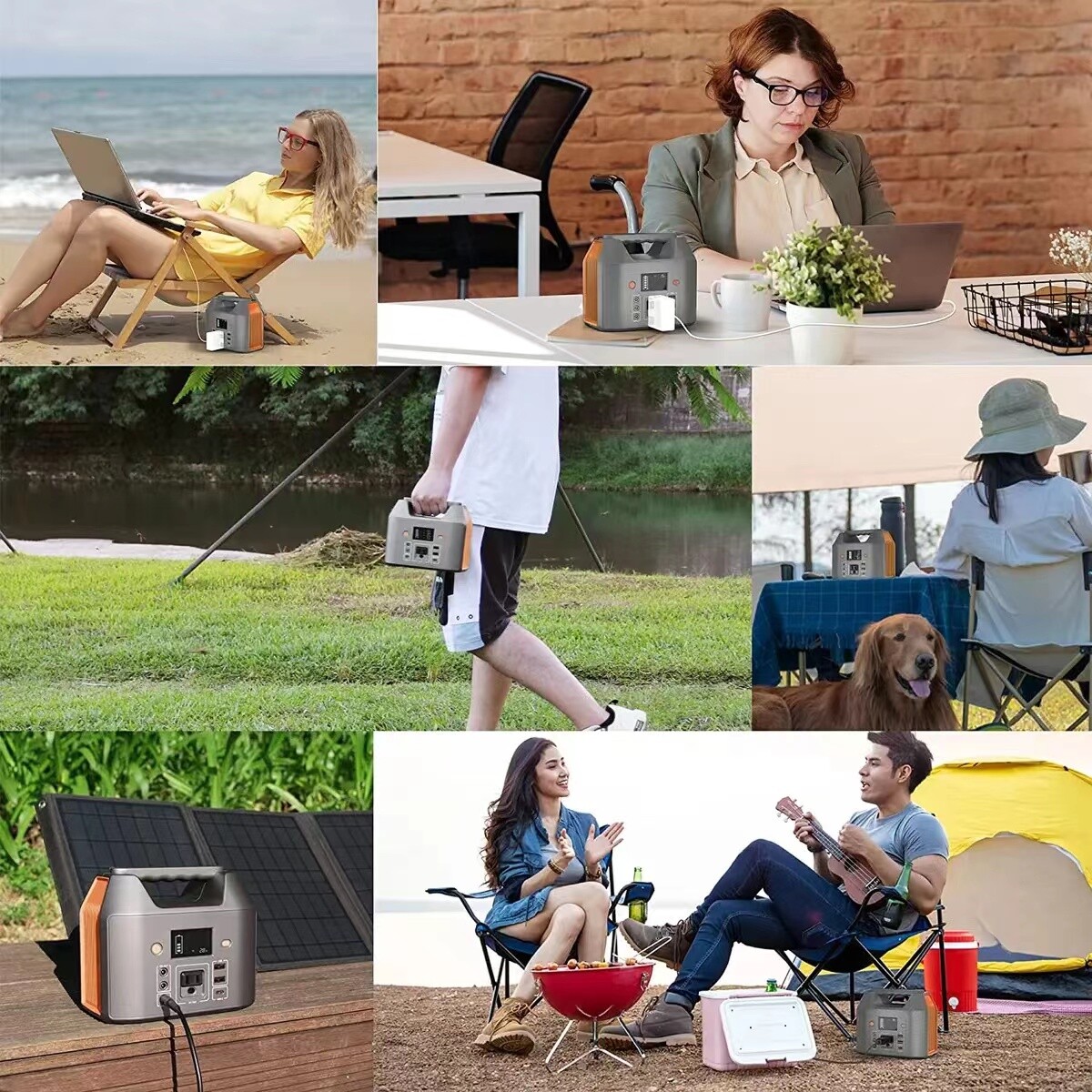 150W AC Portable Power Station Battery Charger Camping Road Trip Solar Generator