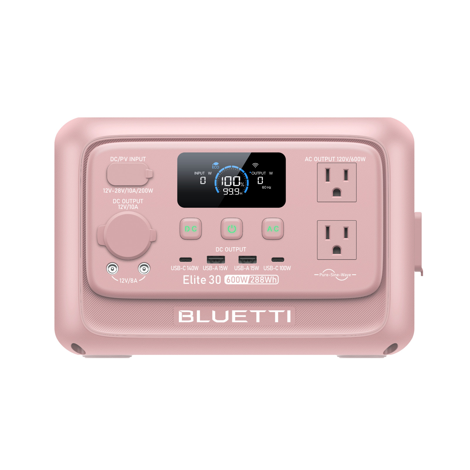BLUETTI Elite 30 V2+100W Solar Panel 288Wh Portable Power Station LFP for Trip