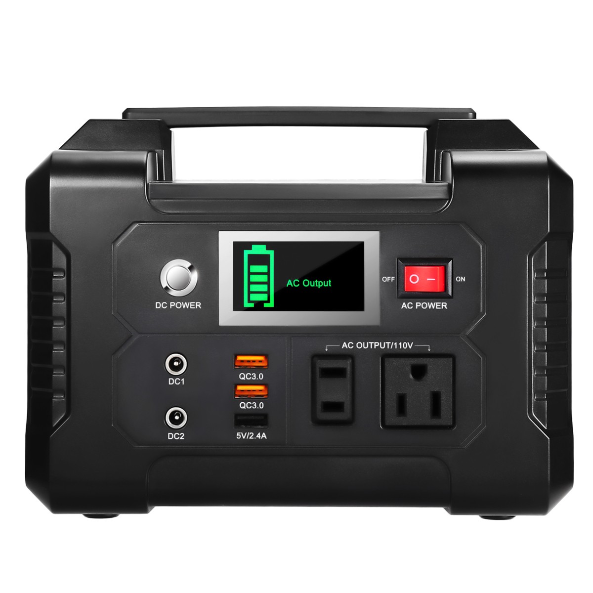 FlashFish 200W Portable Power Station Generator Li-ion with 60W 18V Solar Panel