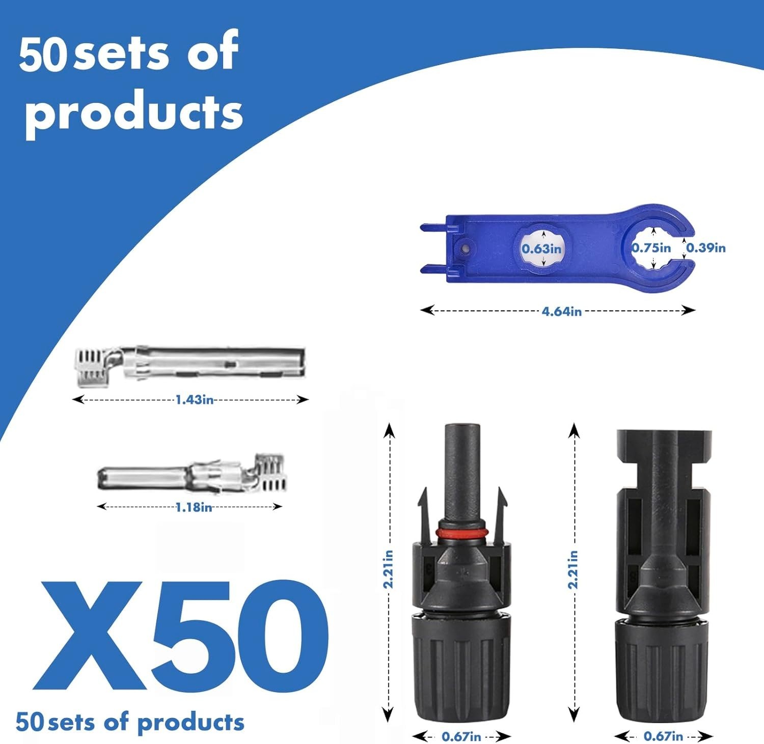 Universal Compatibility Solar Connectors