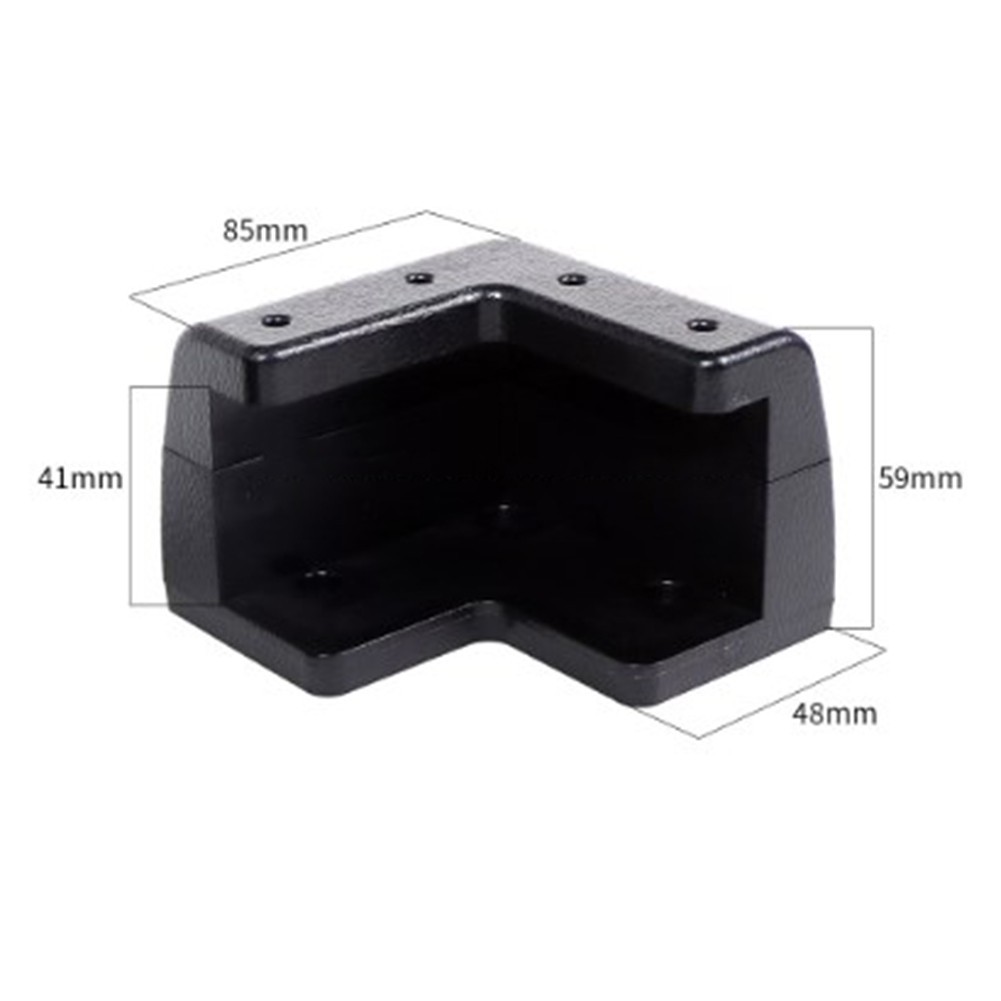 Solar Panel Corner Bracket Kit Made of ABS Plastic for RV Applications
