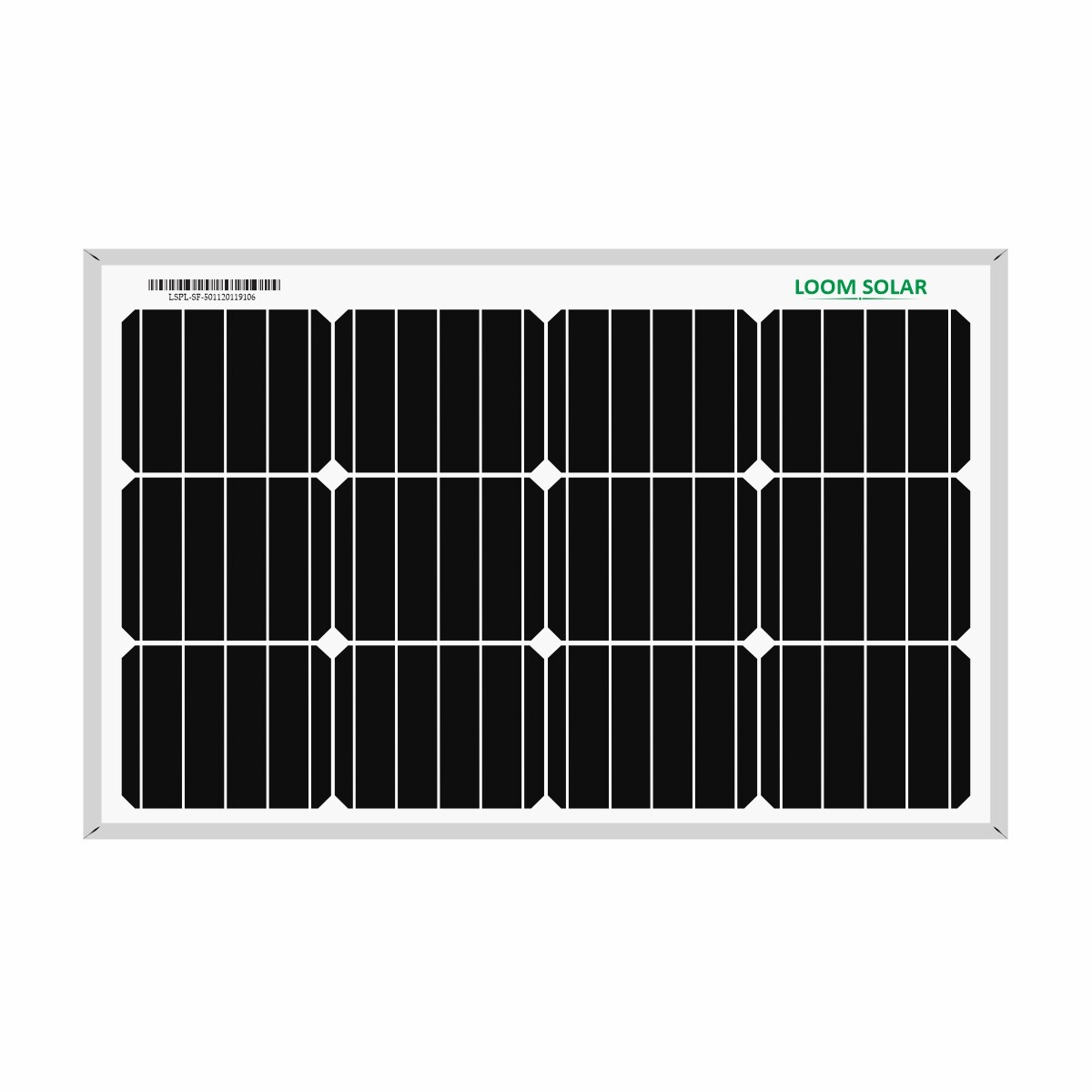 Loom Solar Panel 50 watt – 12 volt Mono Perc