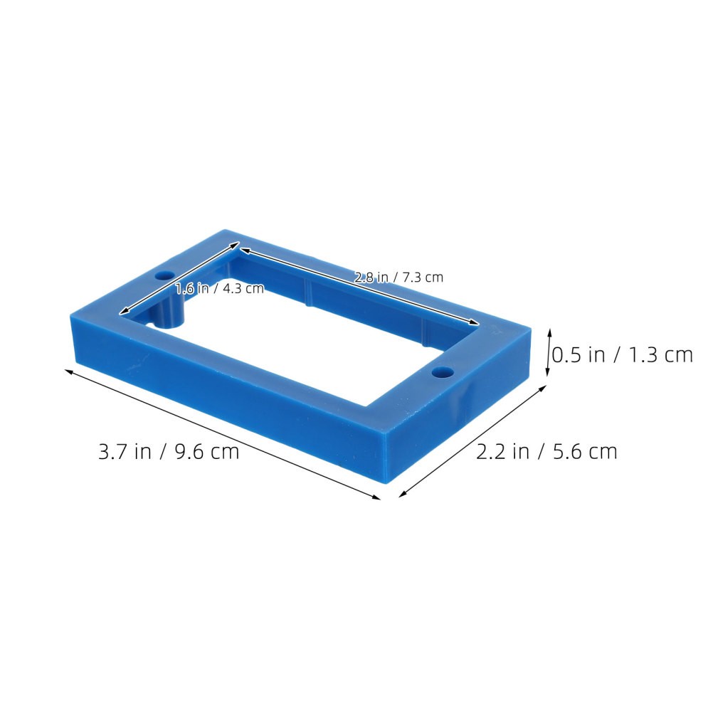 6 Pcs Outlet Box Extender Plastic Electrical Extension Accessory for Switches