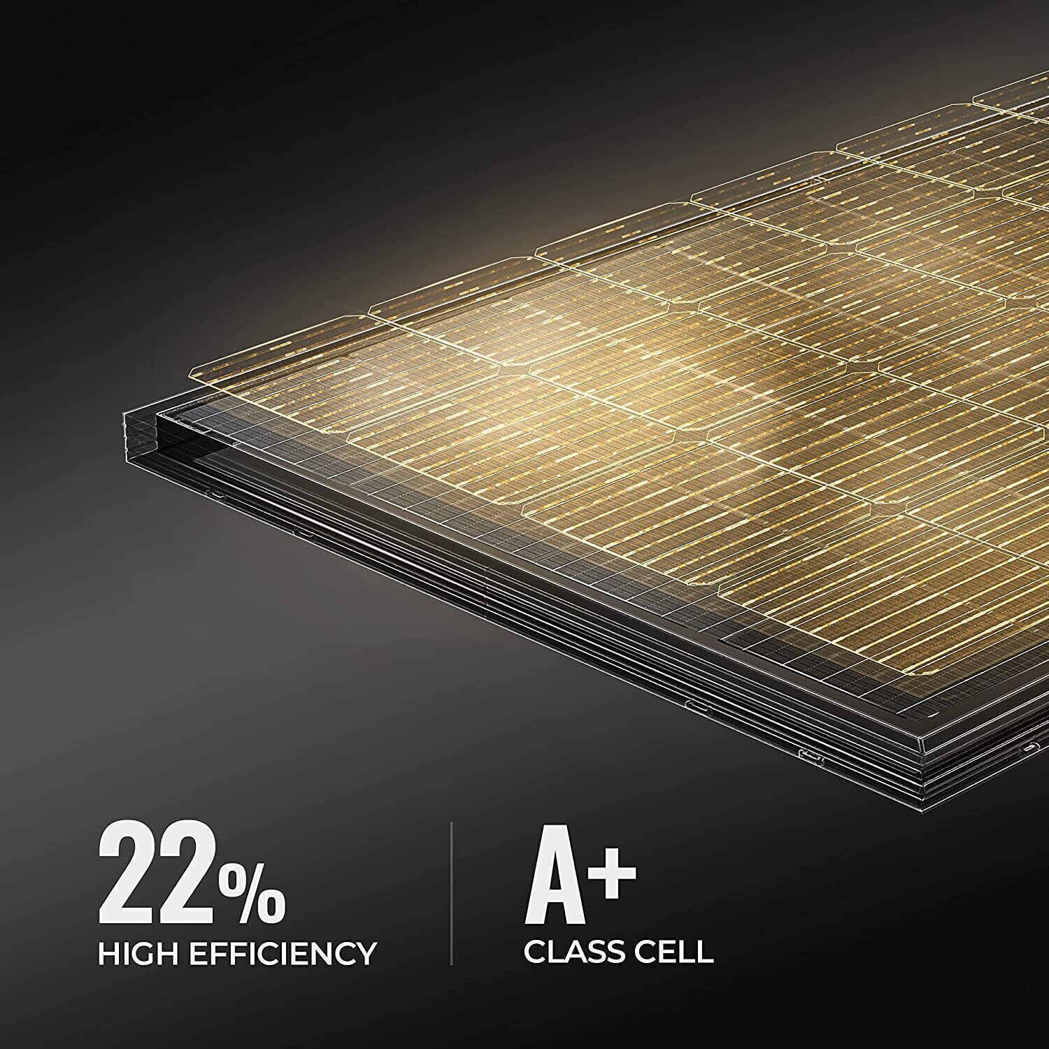 300W Solar Panel Monocrystalline 30A MPPT 12V Battery Off Grid Complete kit