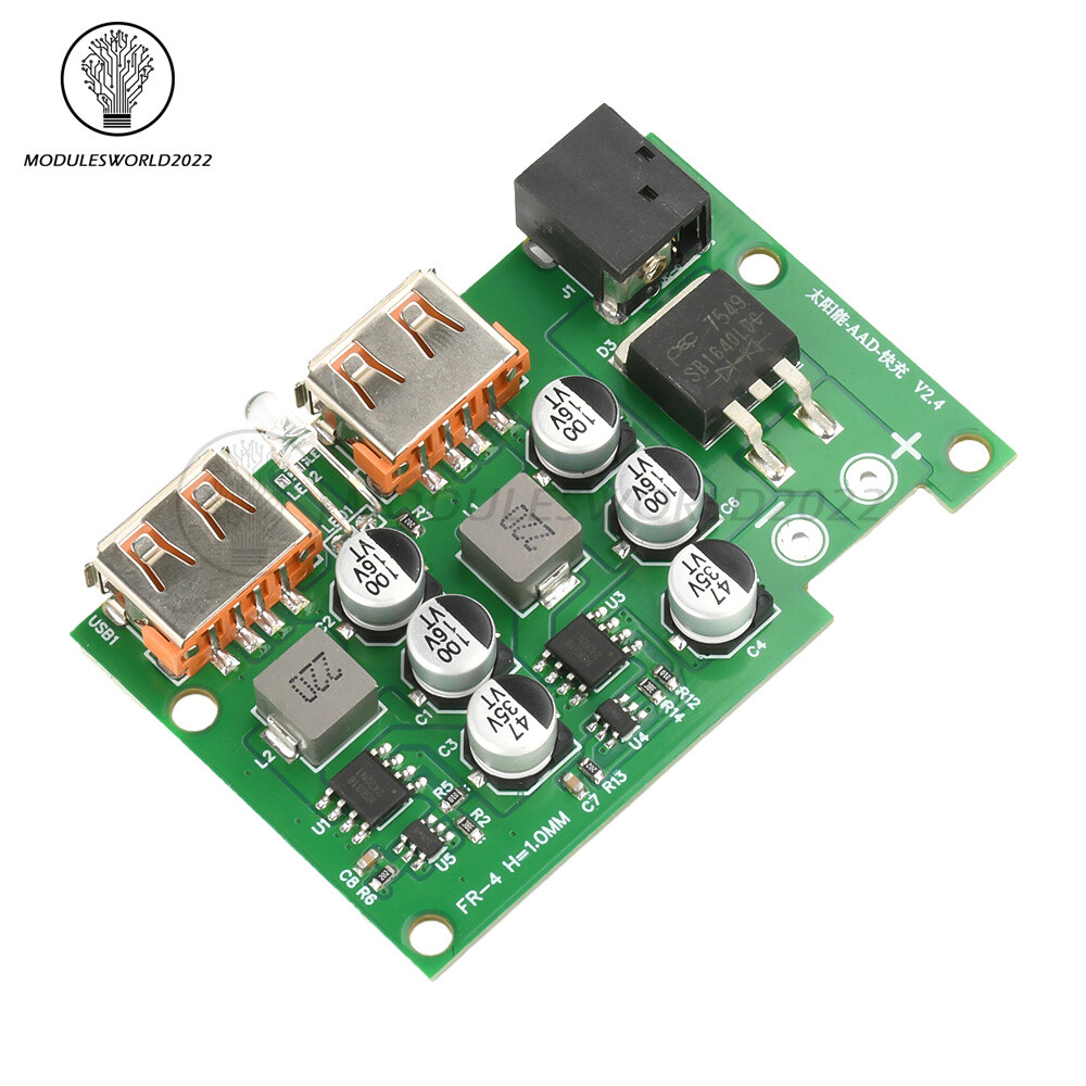Solar Controller Solar Panel Voltage Regulator QC PD Fast Charging Solar Charger