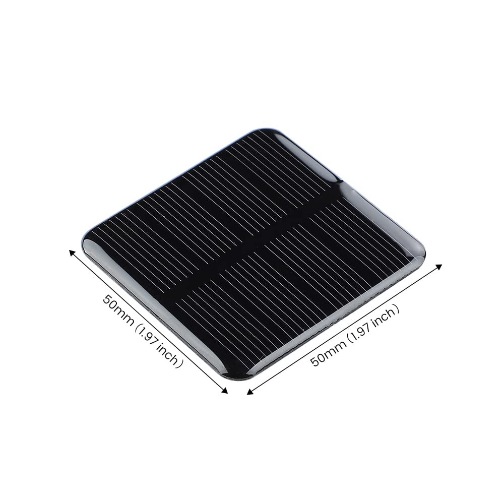 10pcs Mini Monocrystalline Solar Cells Solar System Kit 50mm X 50mm/1.96″ X 1…