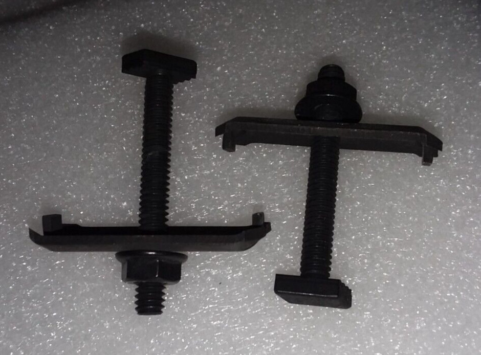 Pair of (2) UniRac Solar Mount mid clamps mounts # 302027D dark