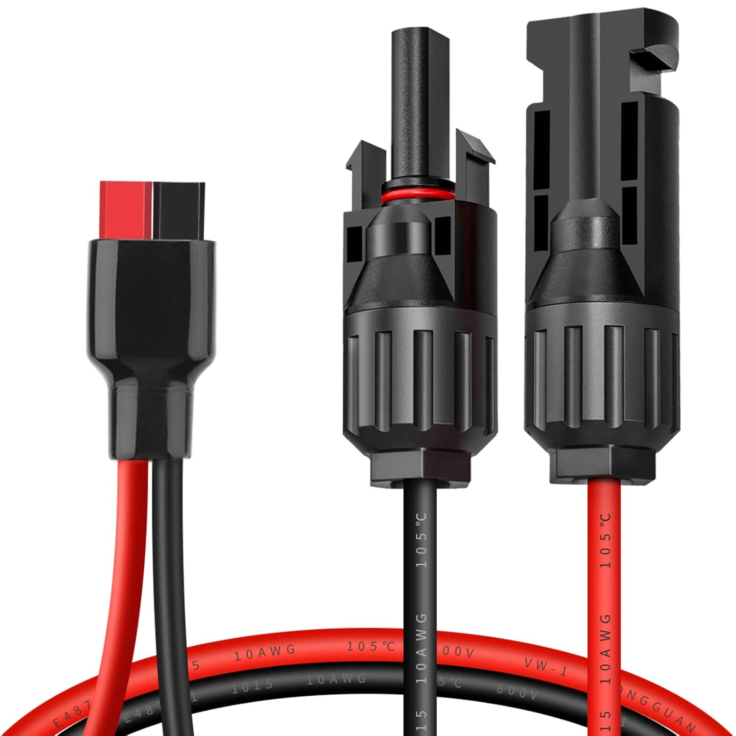 10AWG Solar Panel Cable Connector Kit, Compatible with Solar Connector