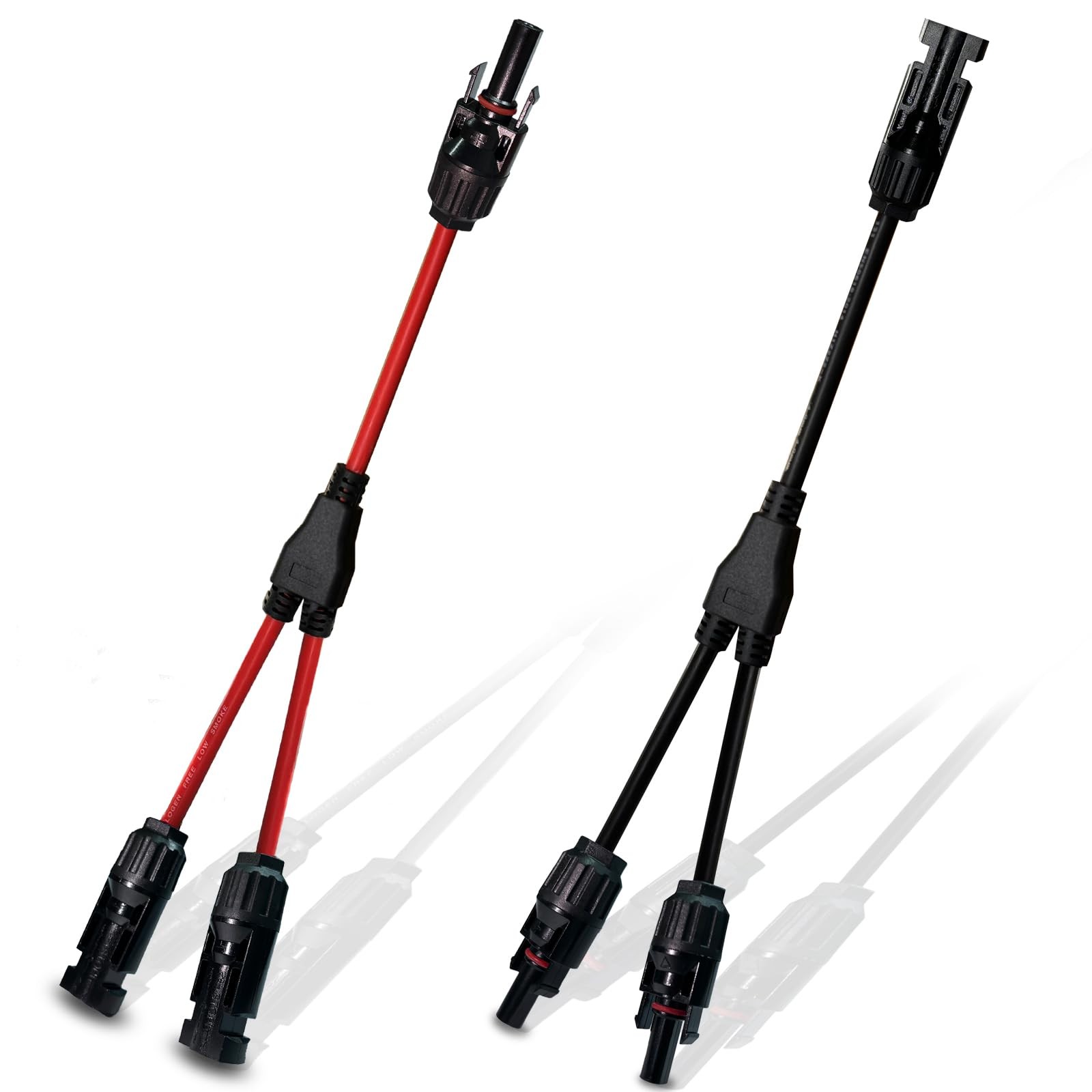 Solar Y Branch Connectors 2 Male to 1 Female 1 Female to 2 Male Pair HeavyDuty