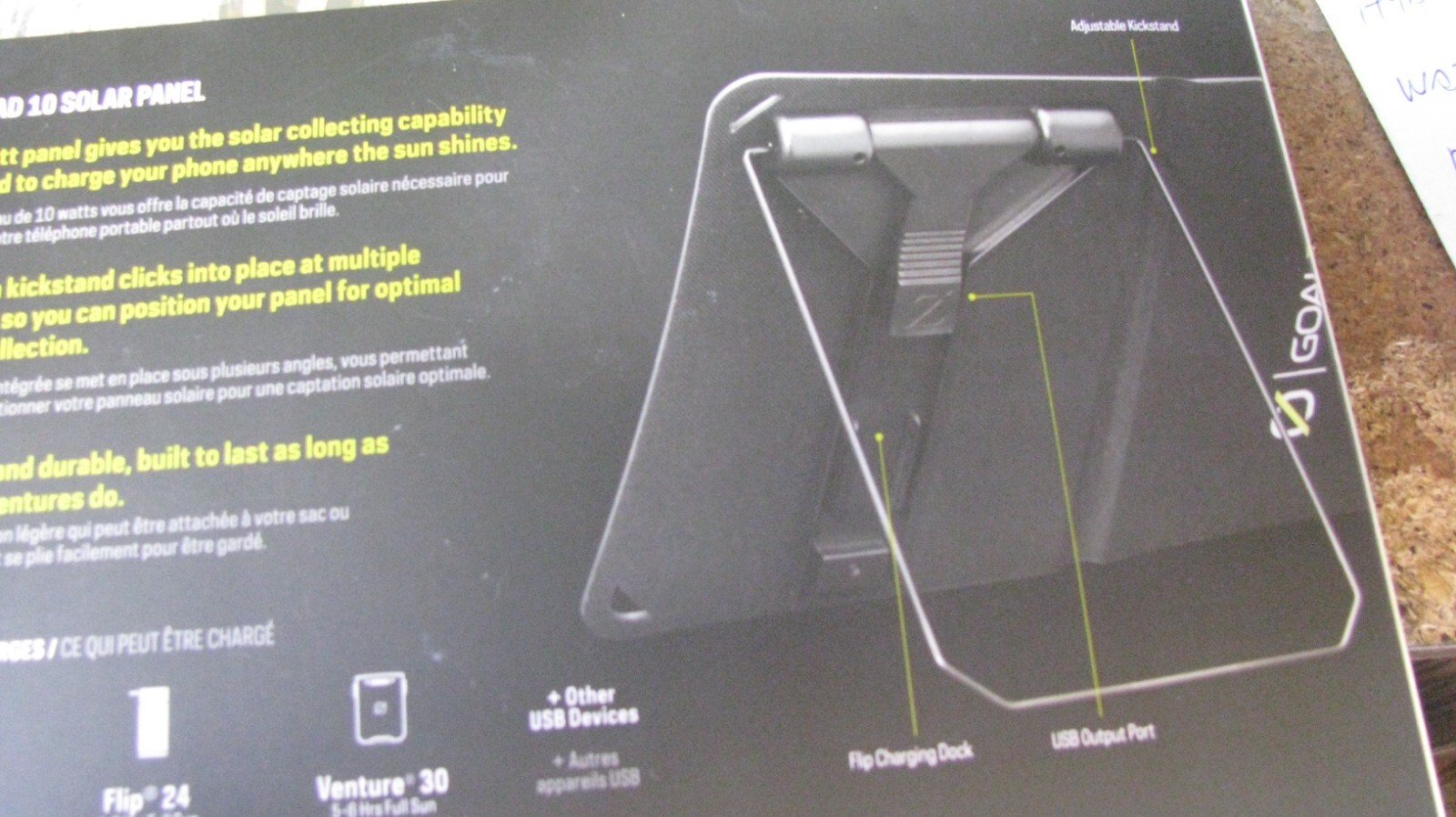 GoalZero Nomad 10 solar panel, nib, free shipping