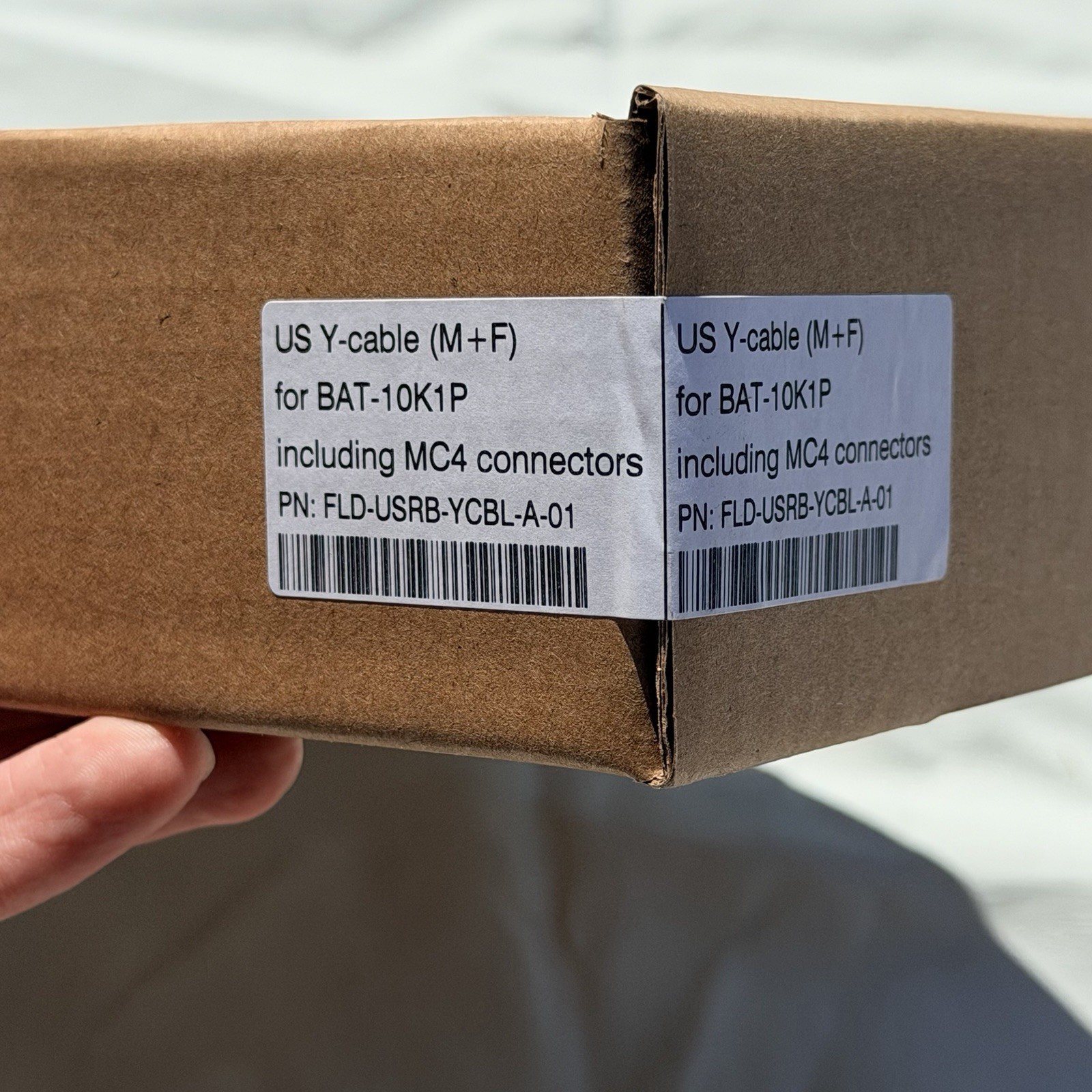 SolarEdge Field Kit FLD-EURB-YCBL-A-01 Parallel Y-Cable 400V Home Battery 10K1P