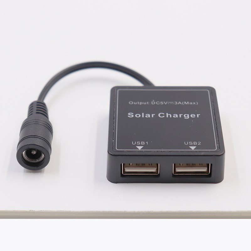 20W Solar Panel 12V Solar Cell Phone RV Car MP3 Charger Outdoor Battery Camping
