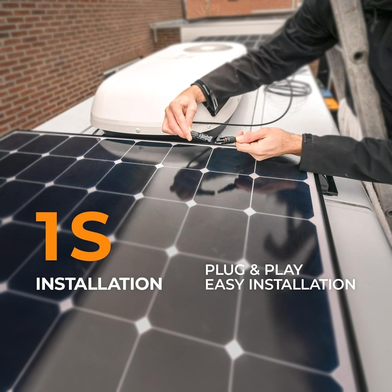 Weather-Resistant Solar Panel Y-Splitter Connectors – 30A Certified Performance