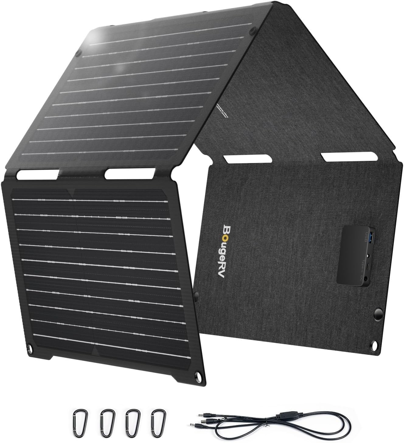 Durable 50W Fiberglass Solar Panel – Ultimate Power Solution for All Adventures