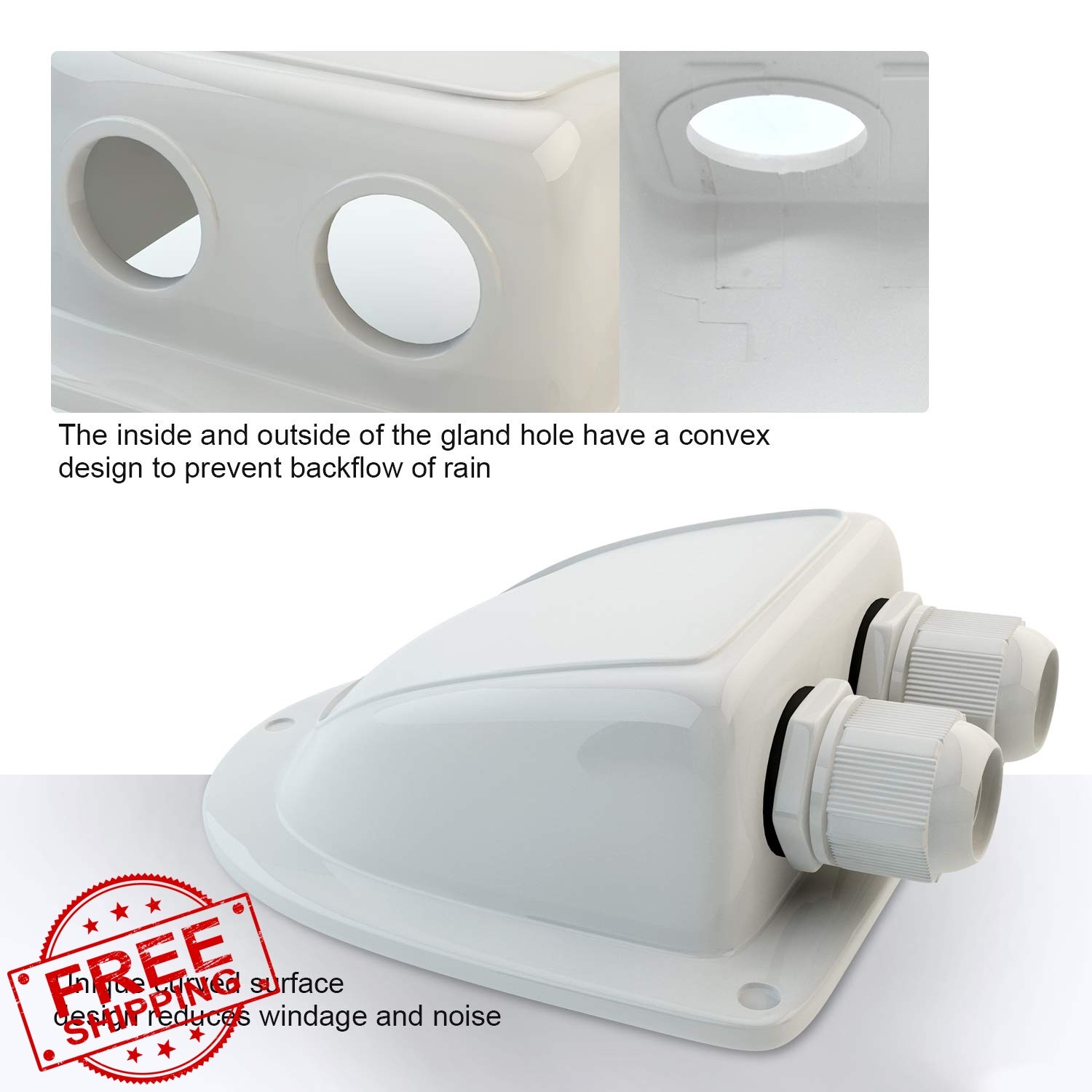 Haoguo Solar Cable Entry Gland White