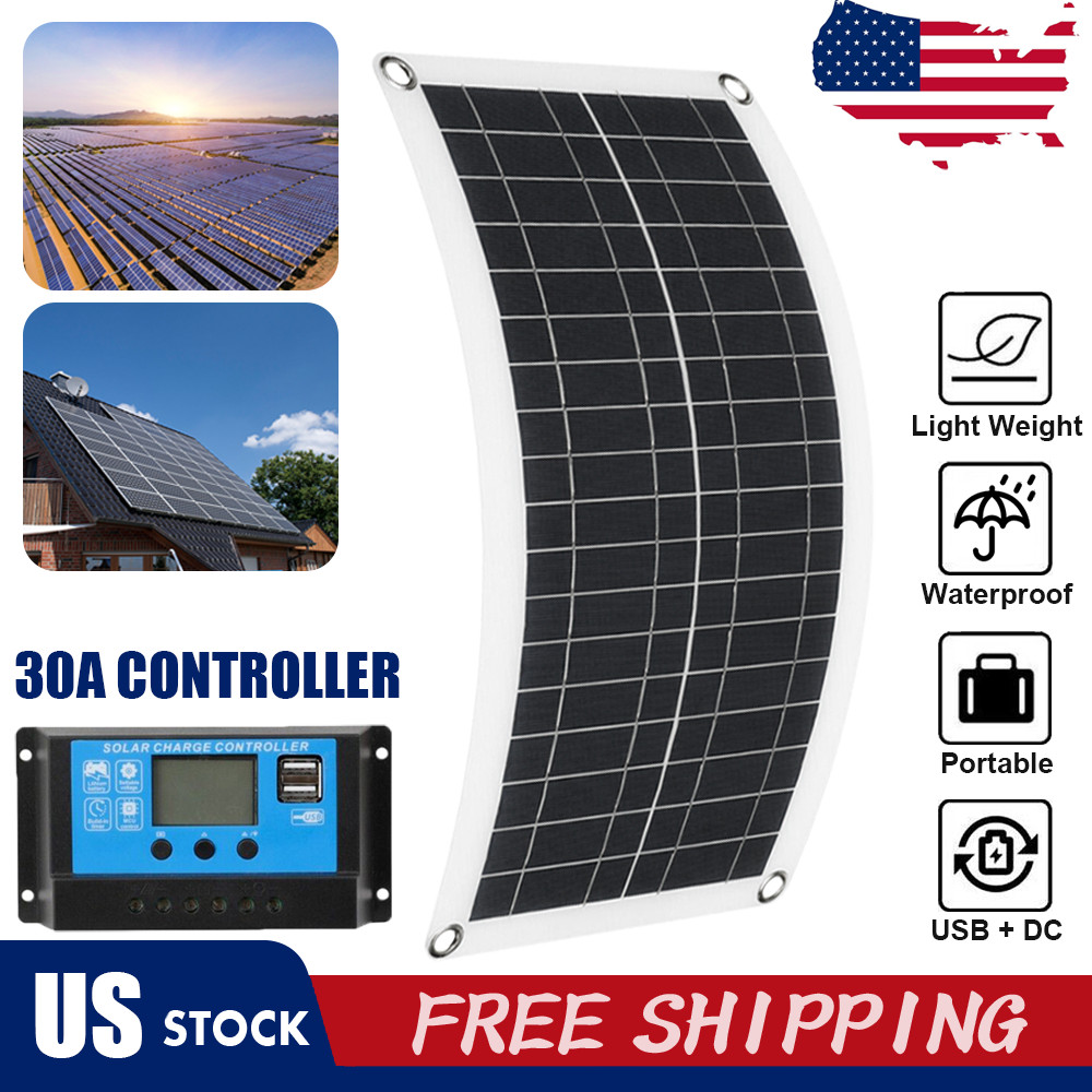 150W 300W Solar Panel Kit for Off-grid Solar System 30A PWM Solar Controller