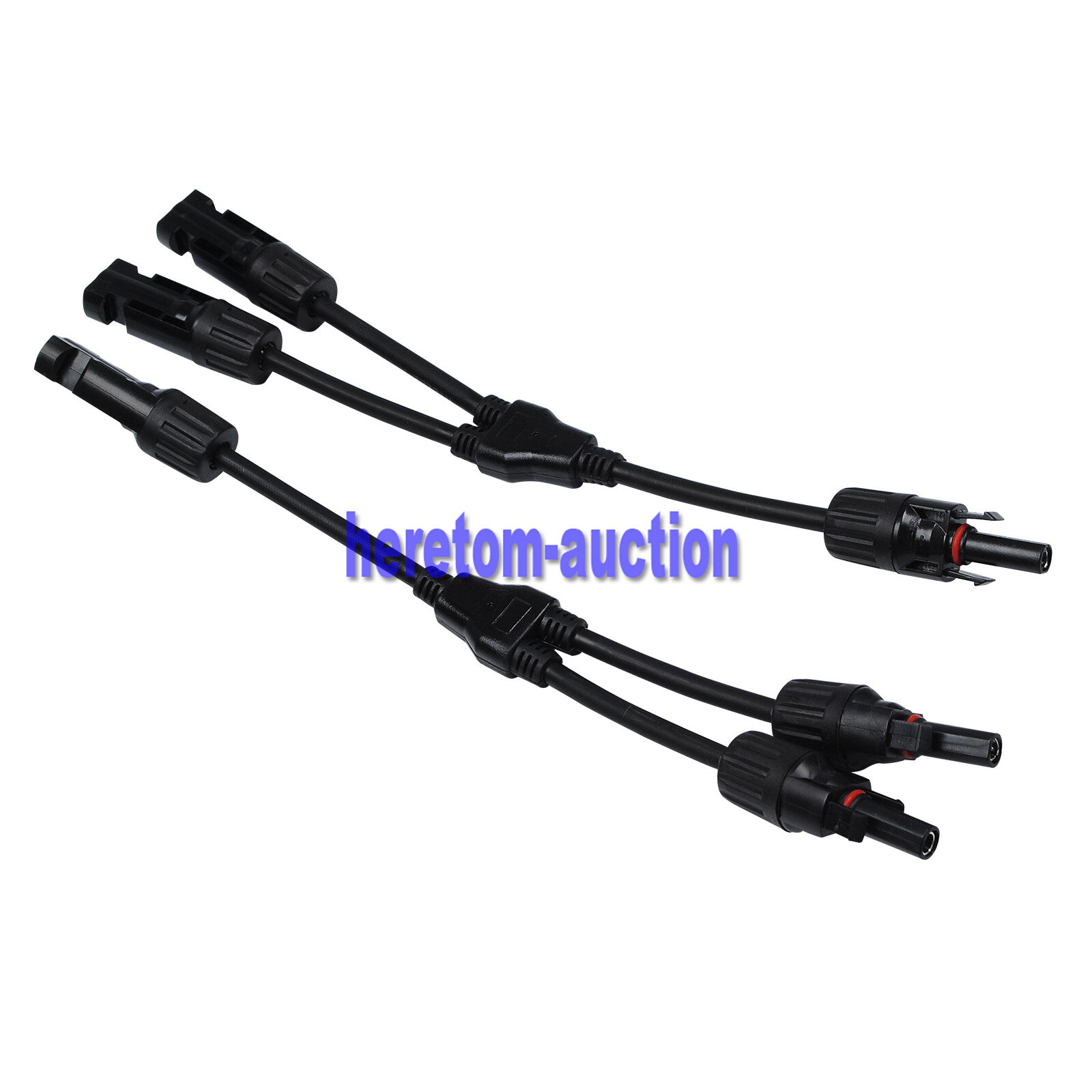 Solar Panel Y Branch Cable Connection Waterproof Adapter Connector Extension