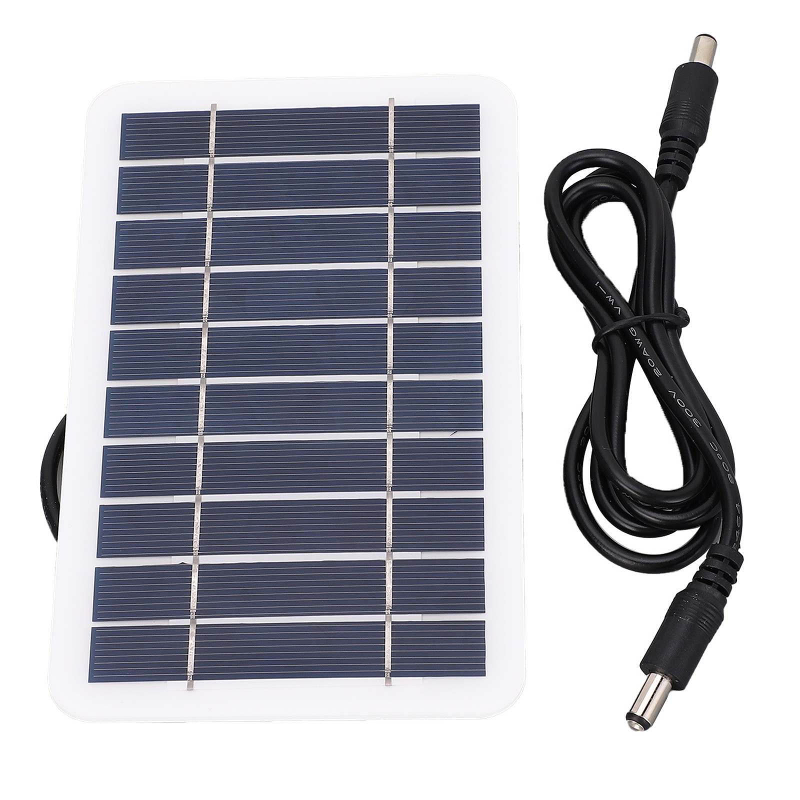 2W 5V Small Solar Panel Monocrystalline DC5521 Output Waterproof Dustproof PFWM
