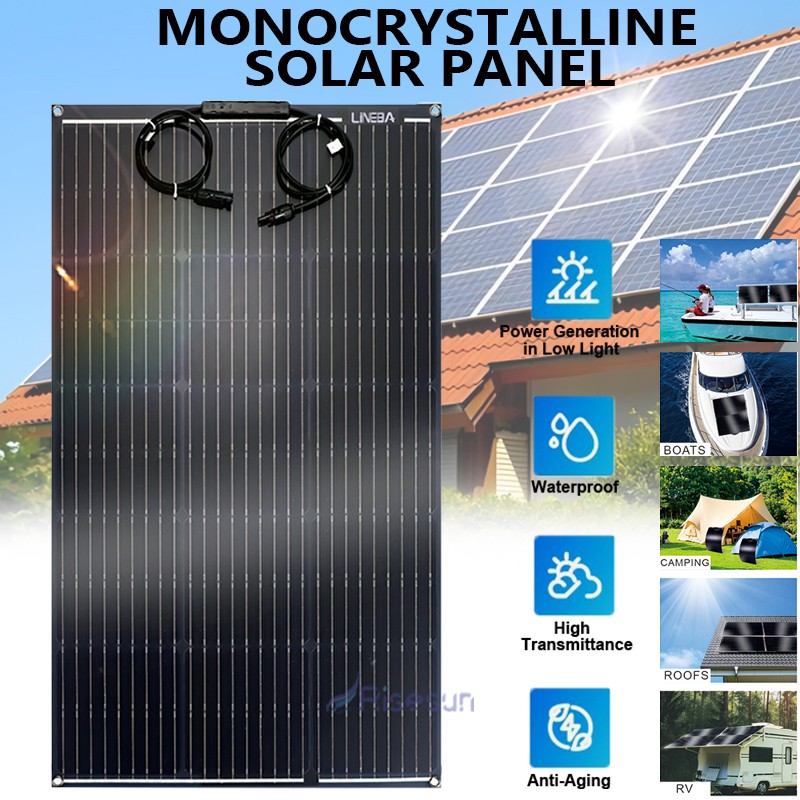 5000W Complete Solar Power Generator Solar Panel Kit Home RV Camper Off Grid