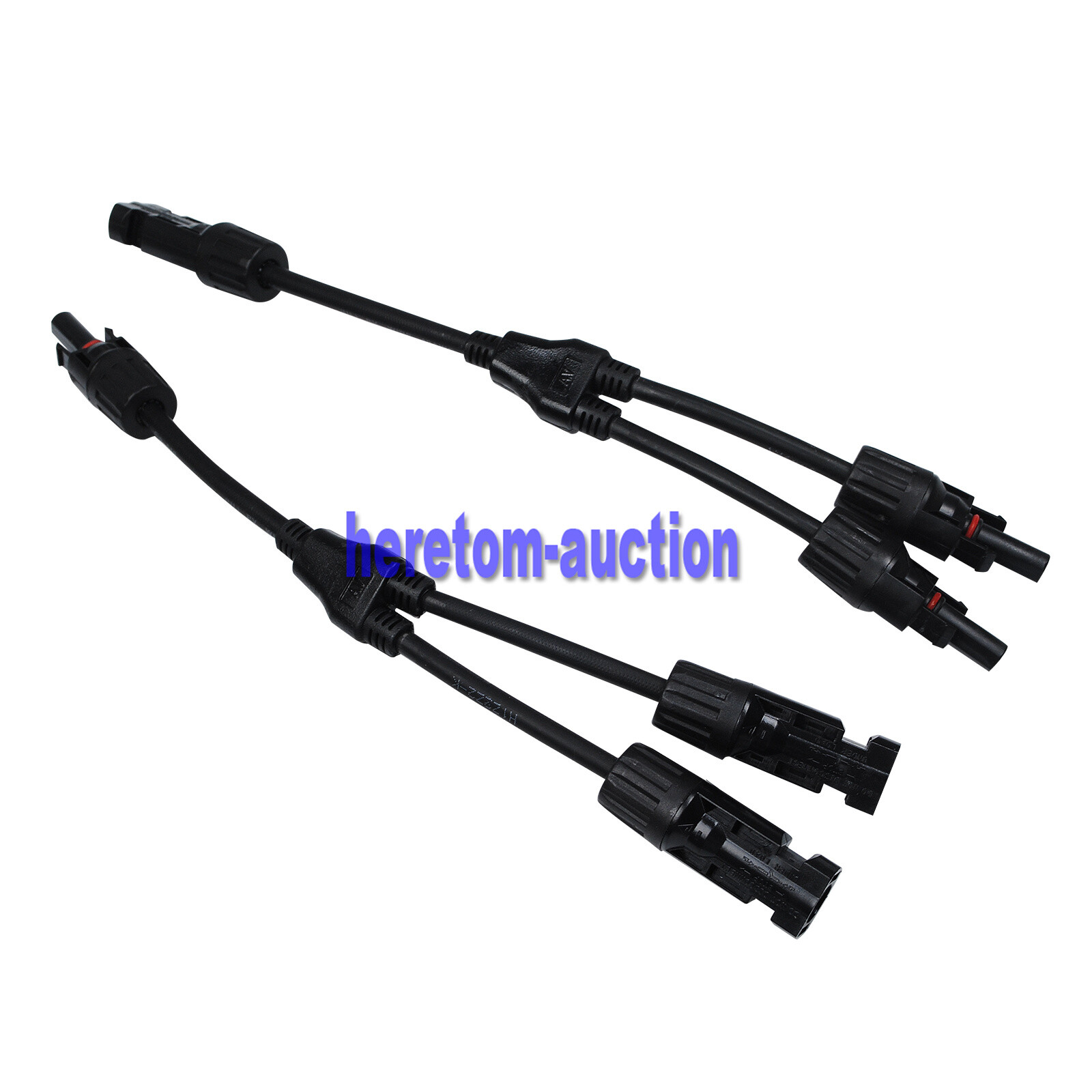 Solar Panel Y Branch Cable Connection Waterproof Adapter Connector Extension