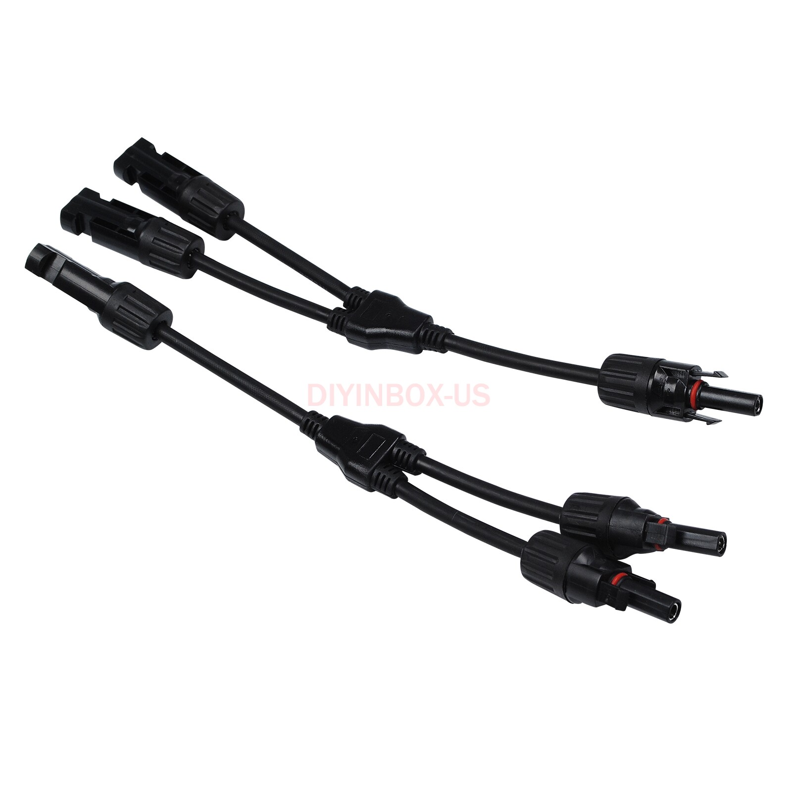 Lot Solar Panel Y Branch Cable Connection Waterproof Adapter Connector Extension