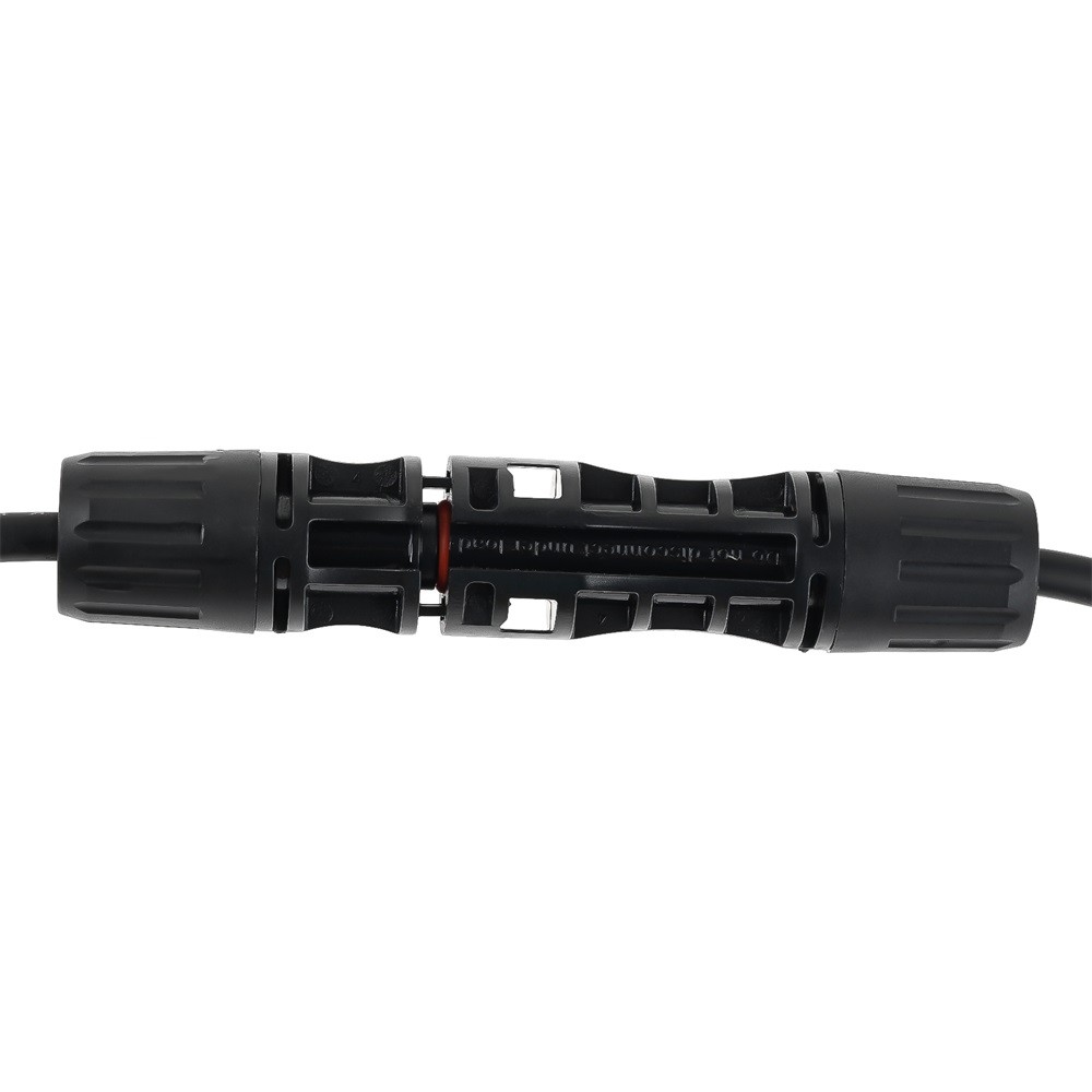 Red/Black 10Ft 12AWG 1500V Solar Extension Cable with Female and Male Connectors