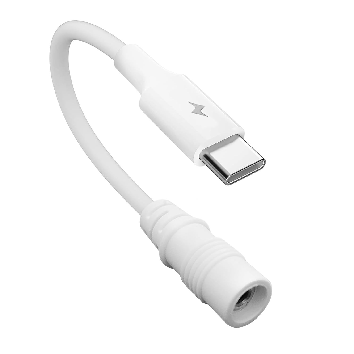 Replacement for Ring Barrel Plug to USB-C Adapter for Barrel Plug Solar Panels a