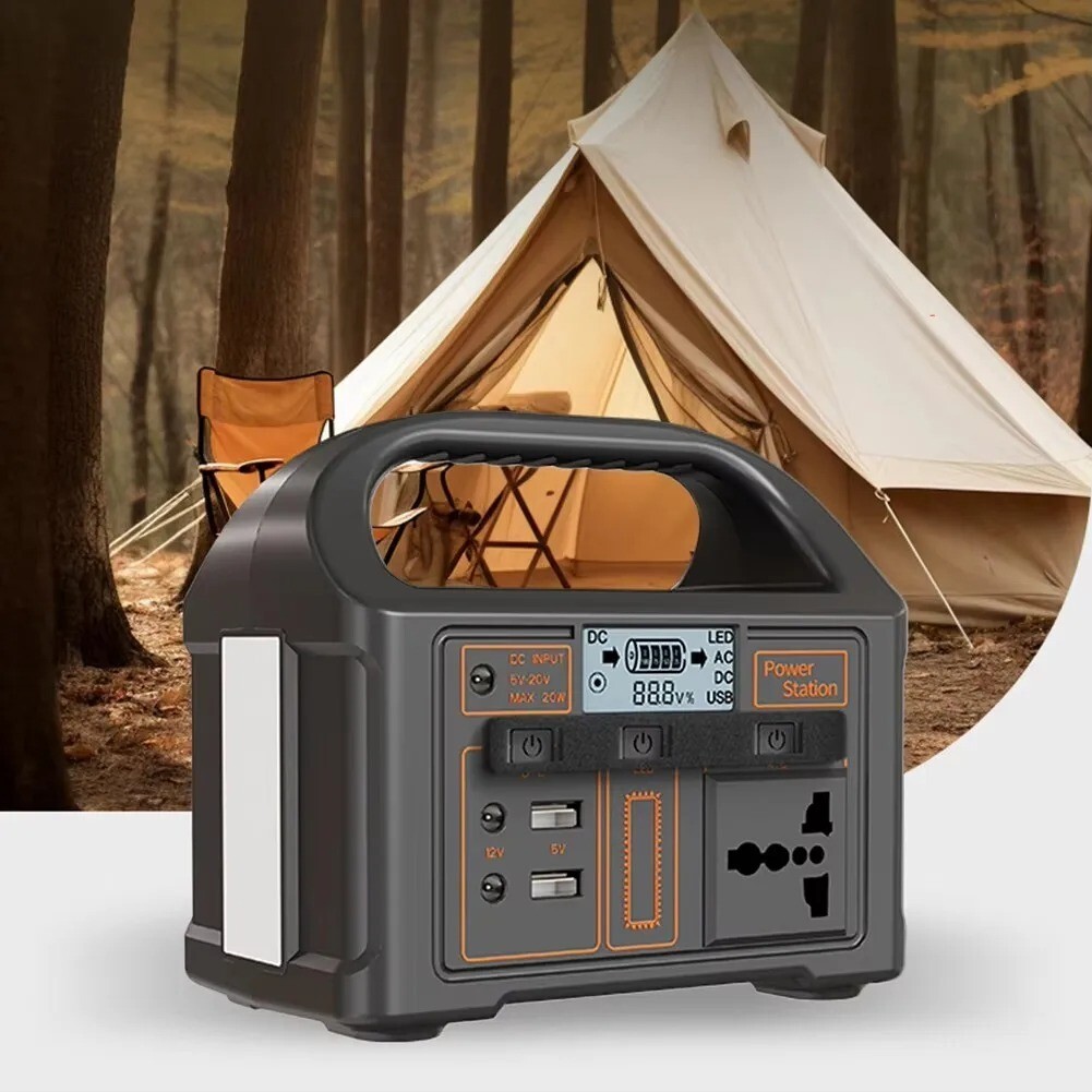 LiFeP04 Battery Portable Power Station 500W Powerstation with AC Outlets 460Wh