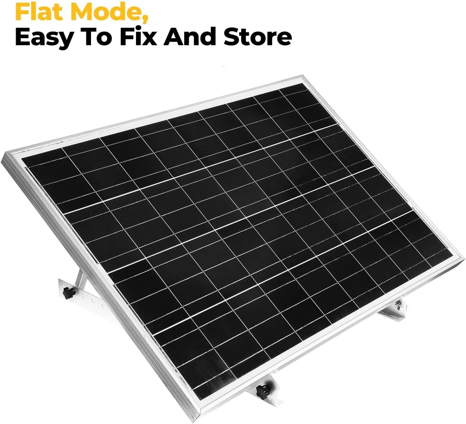 Lightweight 28in Adjustable Solar Panel Mount Bracket Set for Versatile Uses