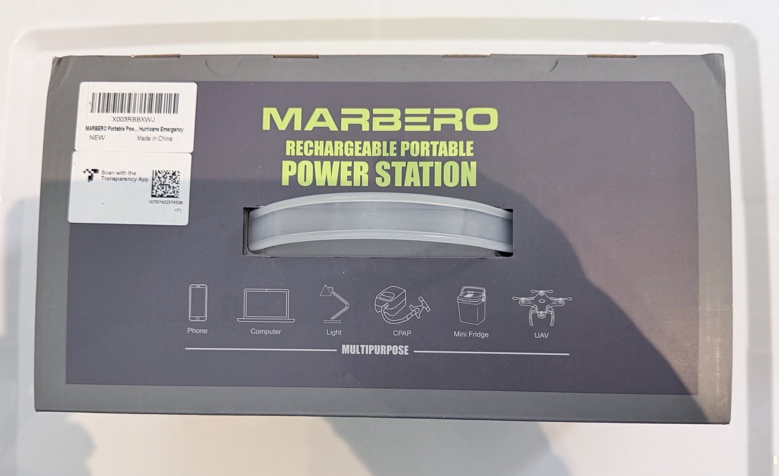 150Wh Multi Power Station-2 110v AC Outlets, 3 USB Output, Solar Compatible