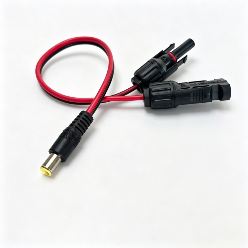 MC4S Solar Connectors Adapter Cable for Portable Power Input, DC7909 Charging