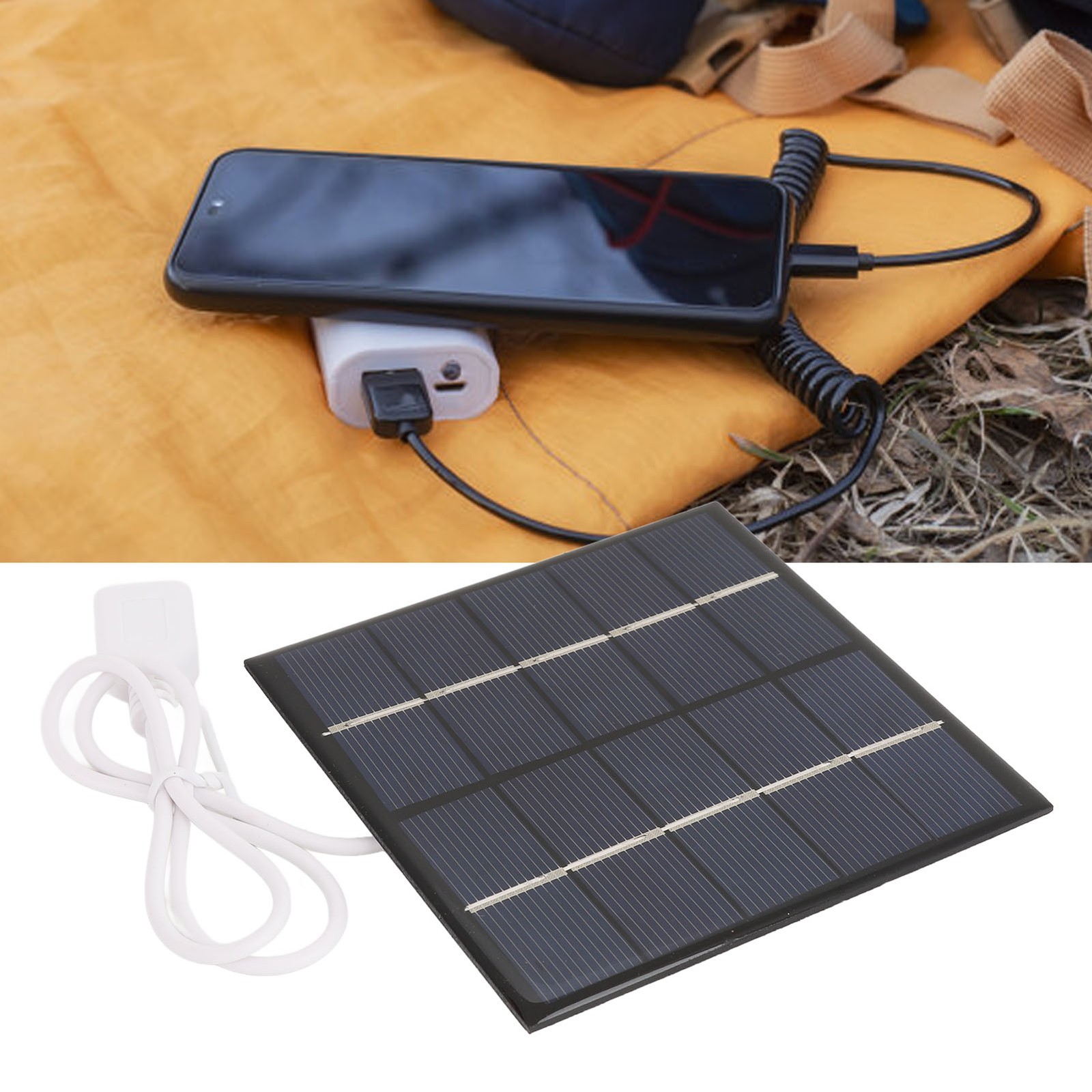 1.2W Portable Solar Panel Charger For Phone Eco-Friendly Travel Recommended