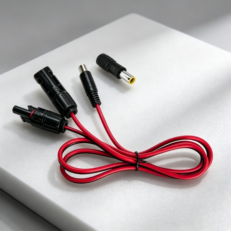 Solar Use Input Cable DC8020 with DC7909 Tip and Twin-Wire Daily
