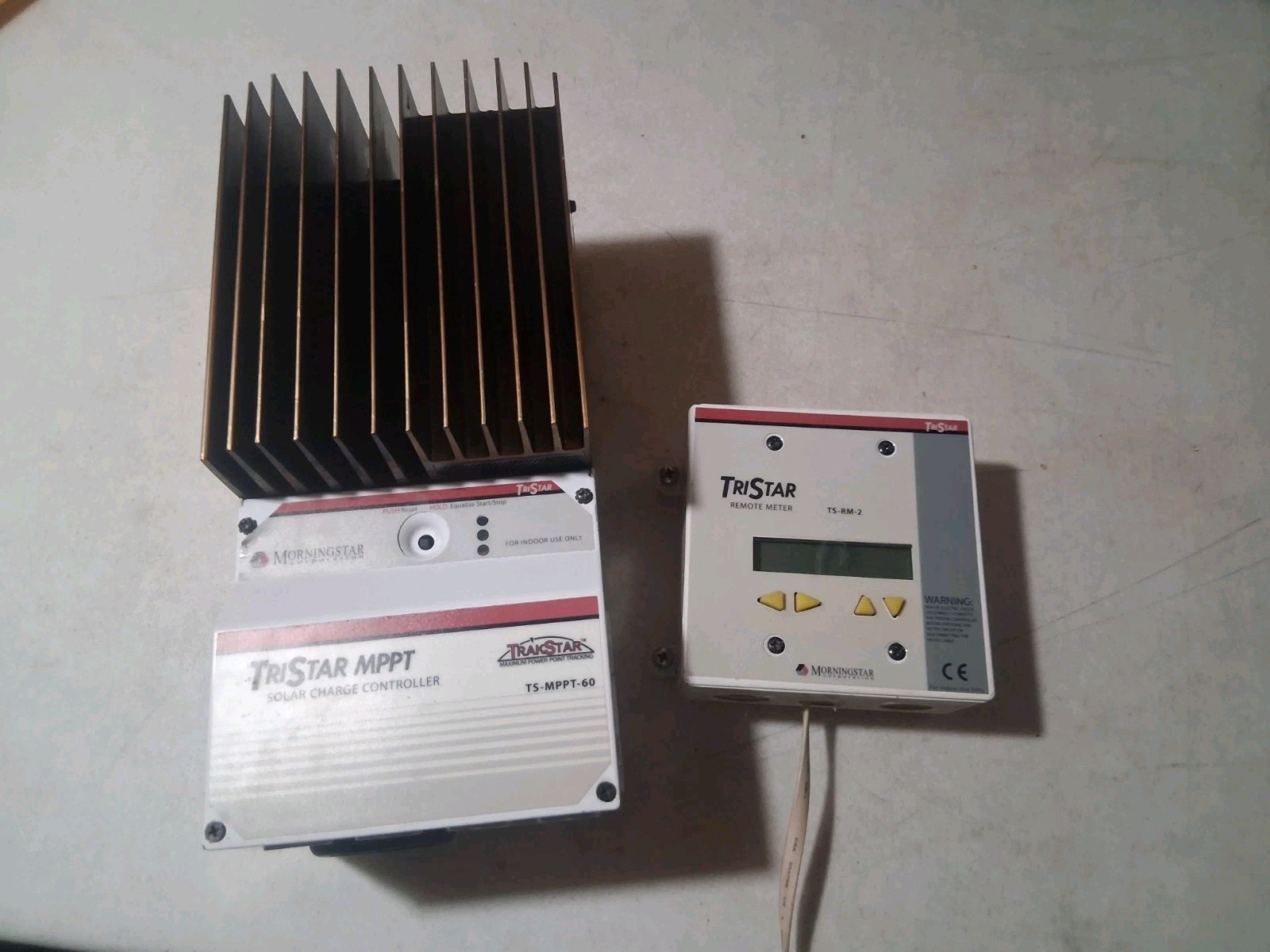 Morningstar Tristar 60a Solar Charge Controller – White TS-MPPT-60