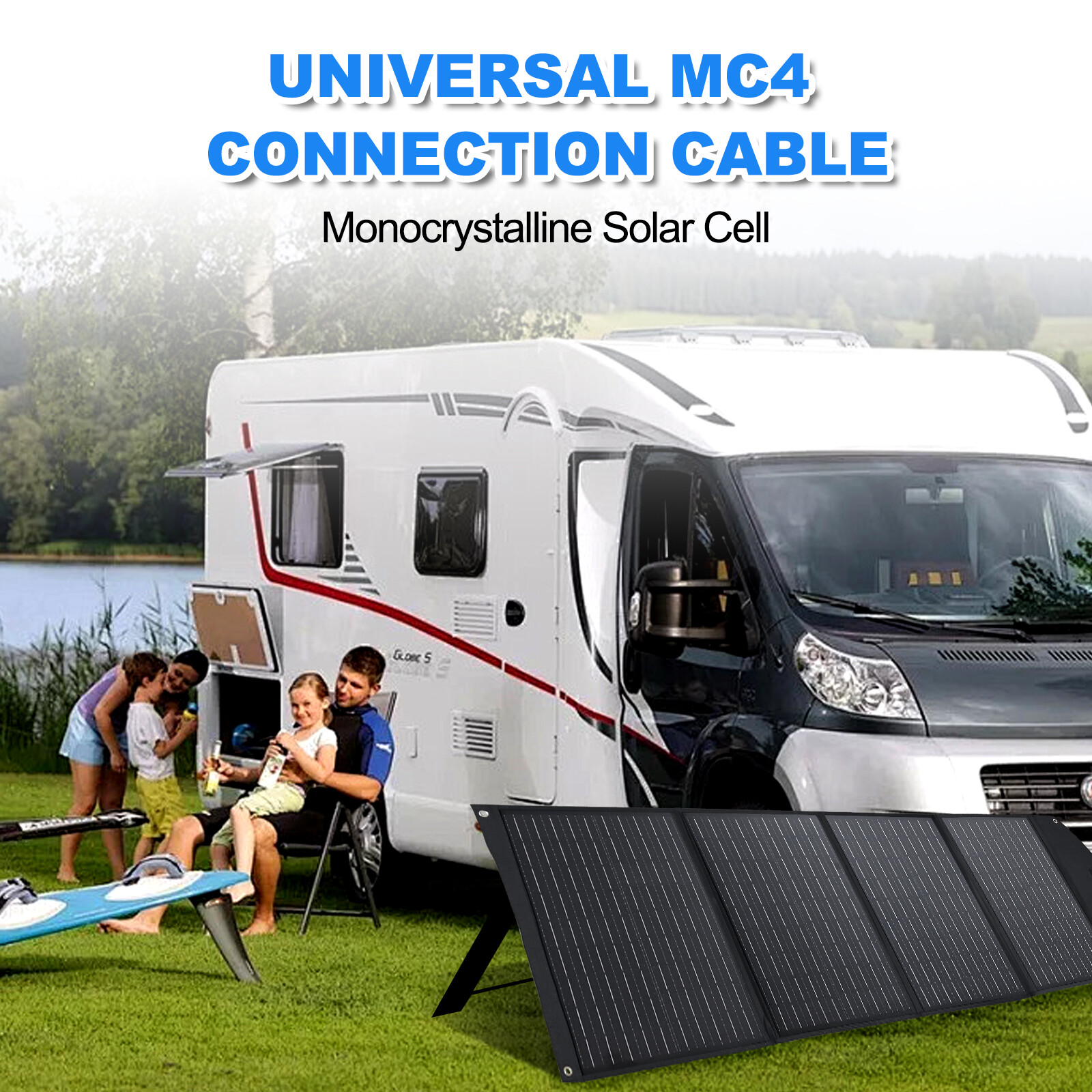 110W Foldable Solar Panel Portable With USB For Phone/Power staion/RV/Camping